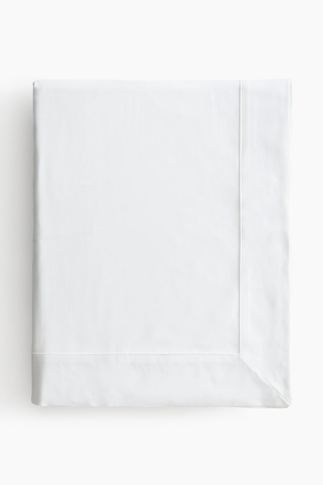 Damask tablecloth - White - 1