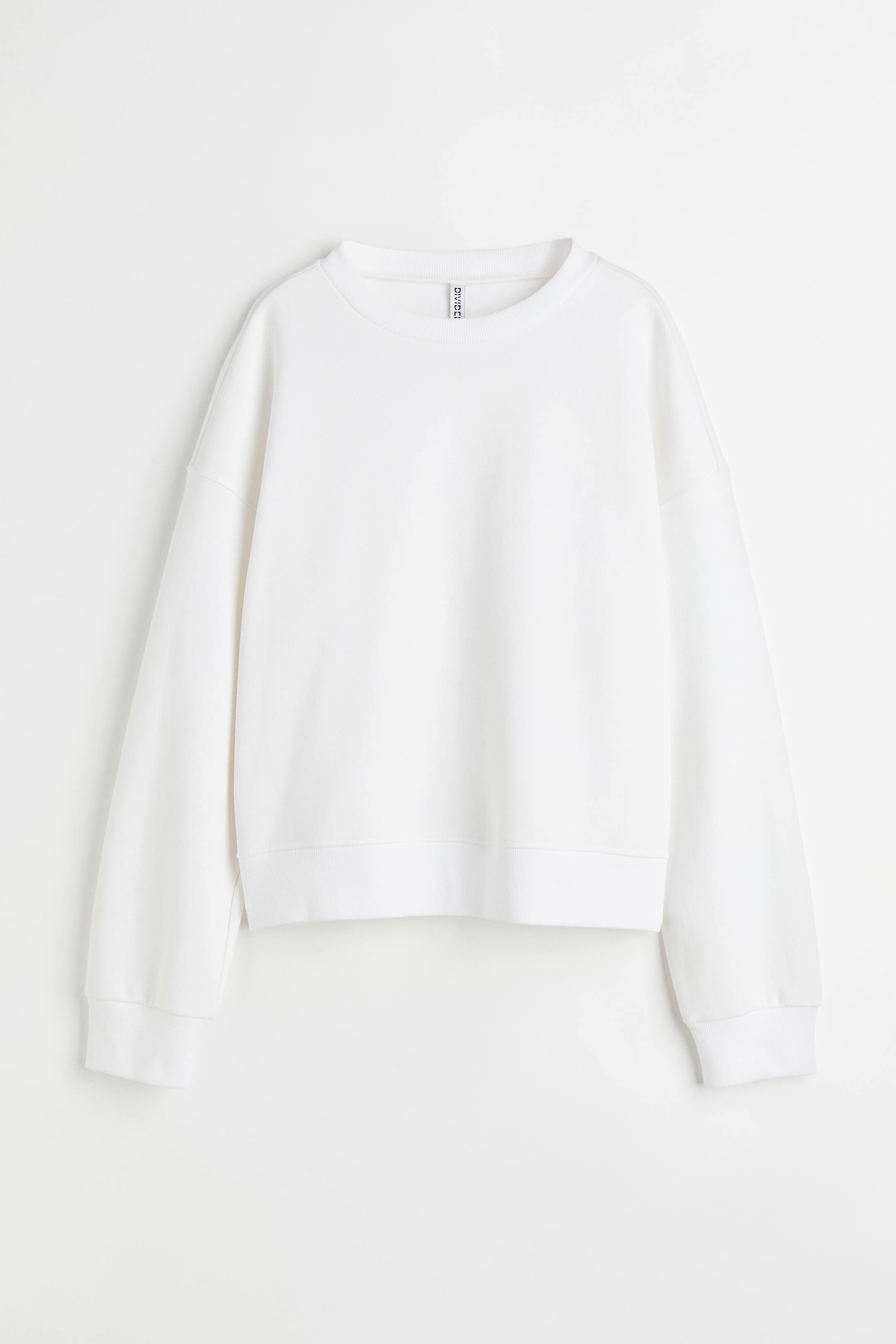 הצגת תמונה גדולה יותר: סווטשירט - לבן - Ladies | H&M IL 1