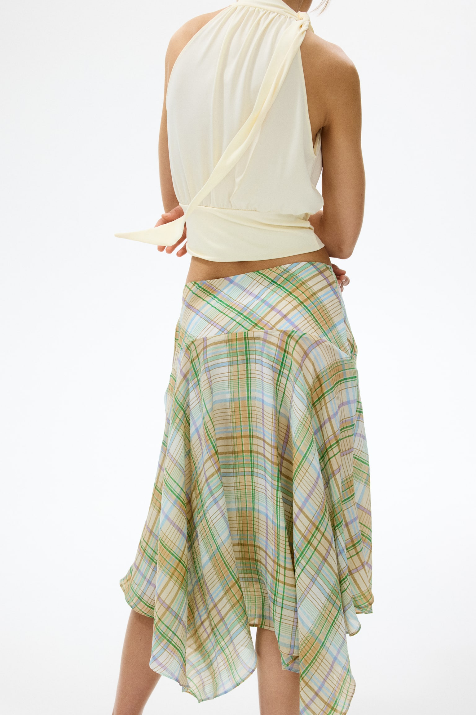 Lyocell-blend handkerchief skirt - 3