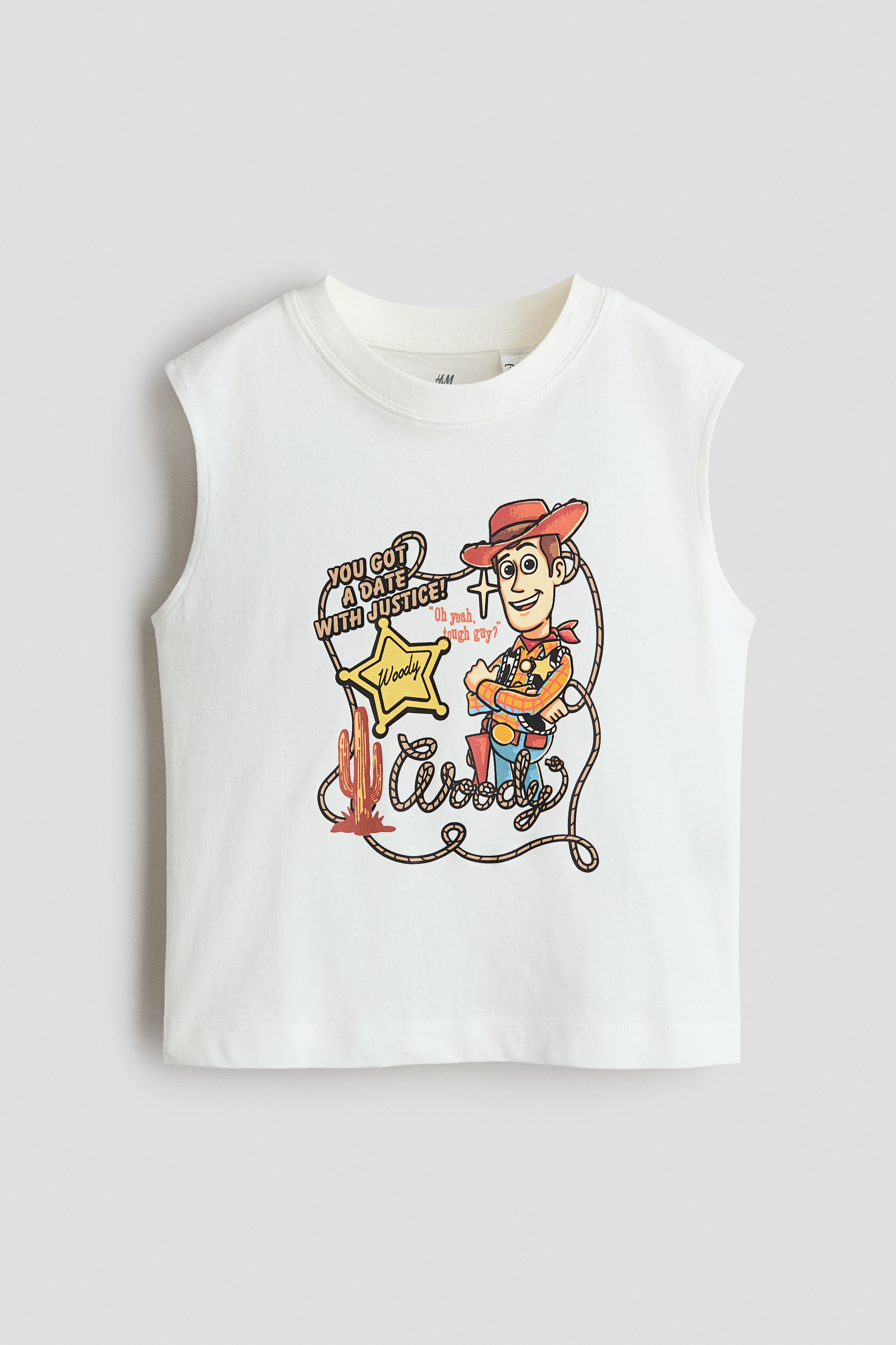 Printed cotton vest top - White/Toy Story/Black/Mickey Mouse/Cream/Mickey Mouse/Dark blue/Toy Story