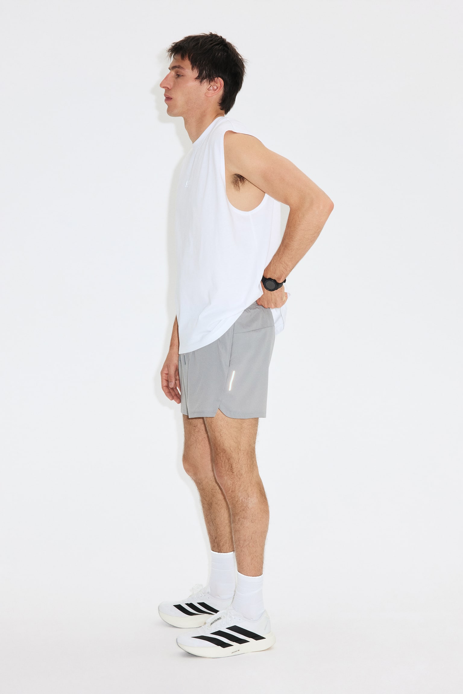 Maiou de sport Loose Fit cu DryMove™ - Alb/Inner Peace/Gri-închis - 5