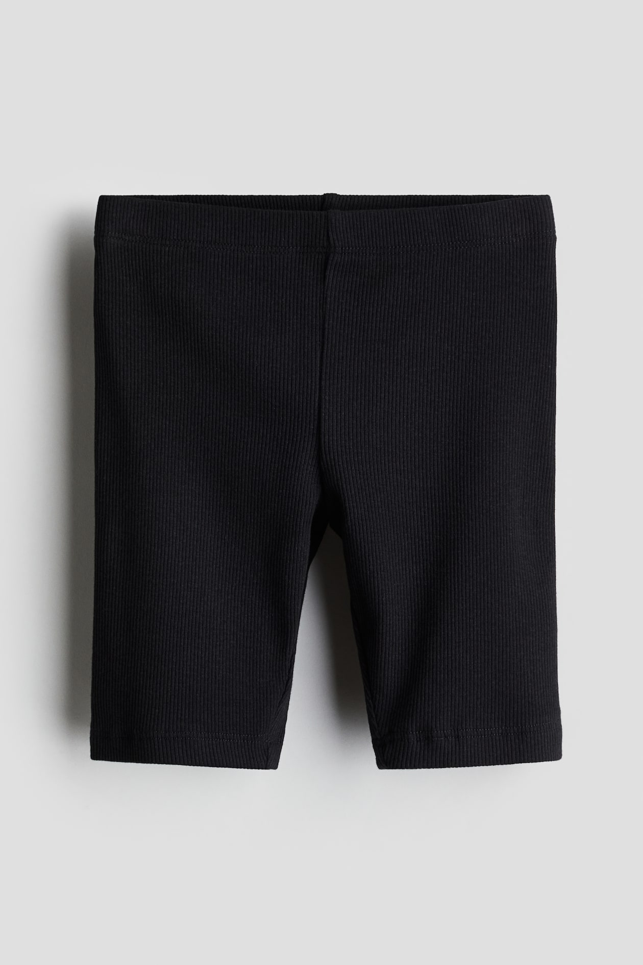 Ribbed cycling shorts Black Kids H&M GB