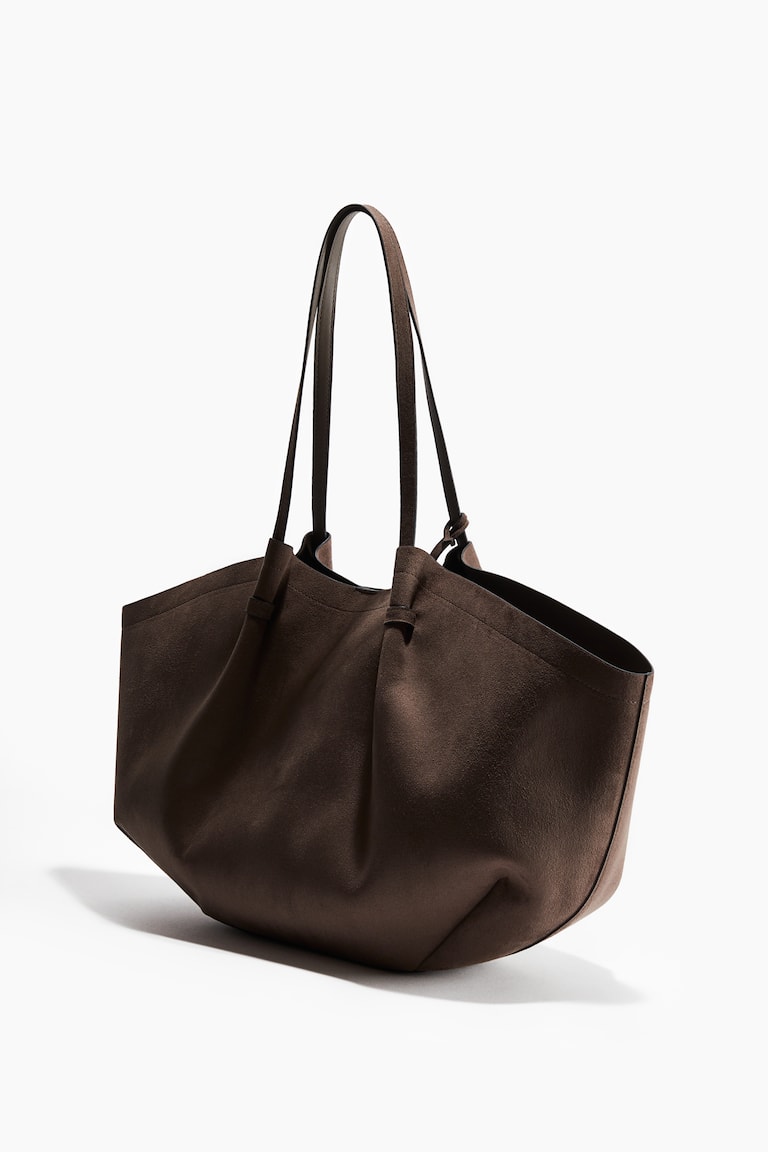 Shopper with Pouch Bag Dark brown Ladies H&M PH