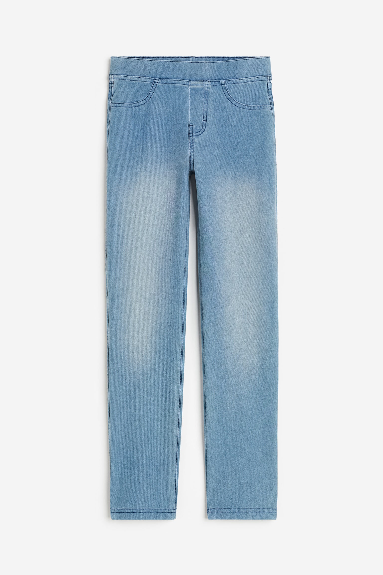 Denim-look jeggings - Light denim blue - 1