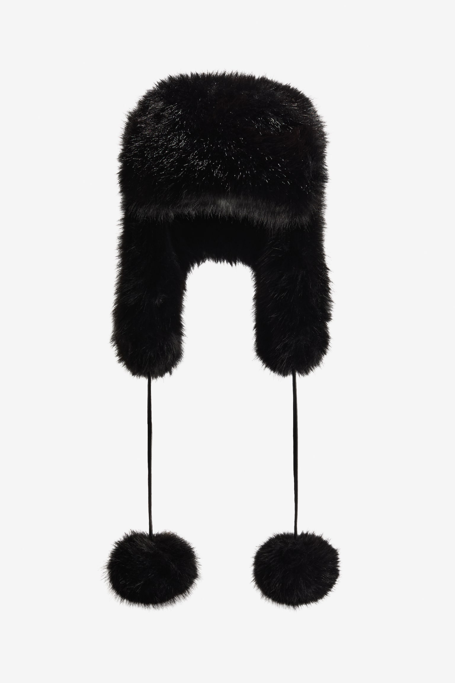 Trapper hat - Black - 1