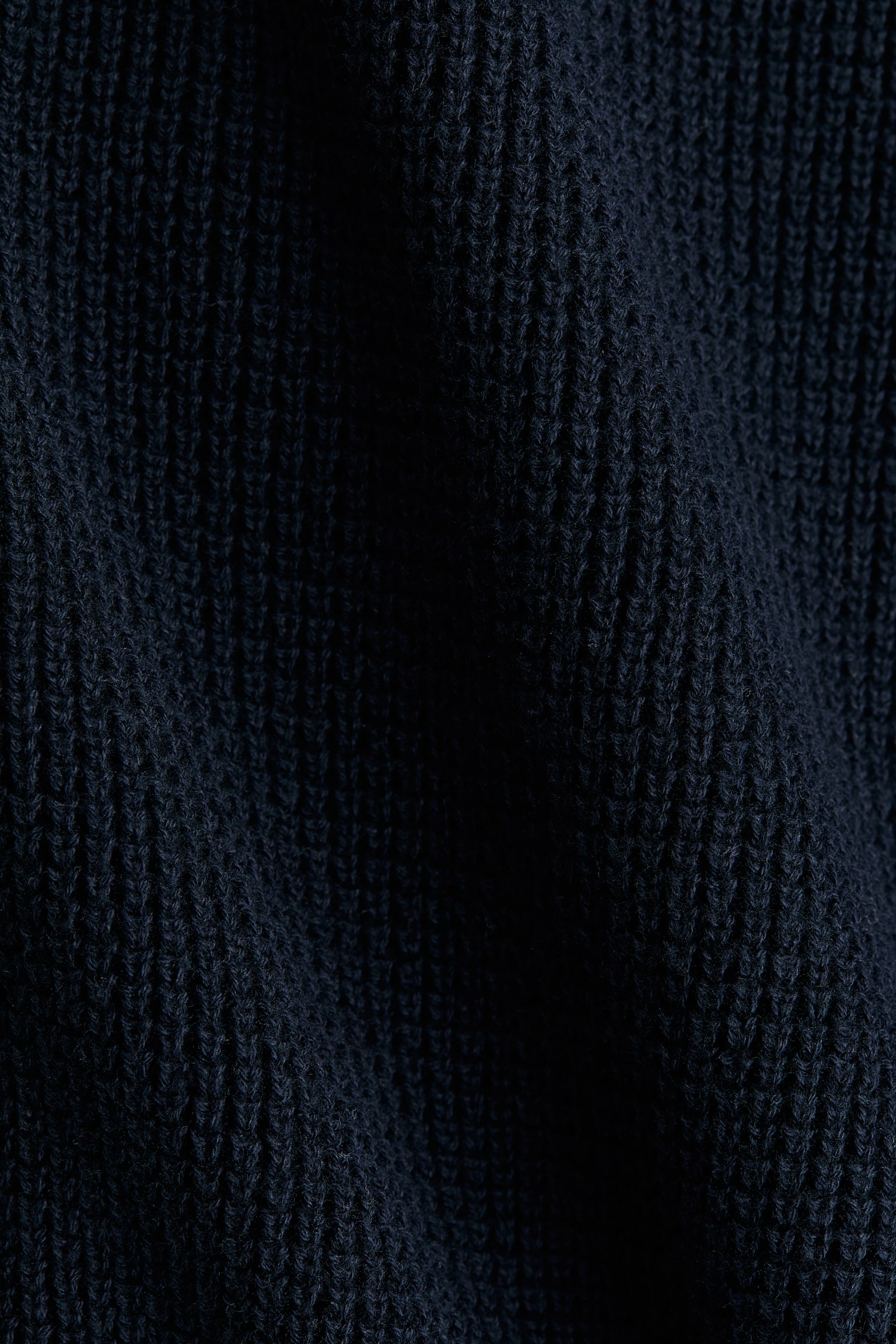 Cotton zip-through cardigan - Navy blue/Khaki green - 5