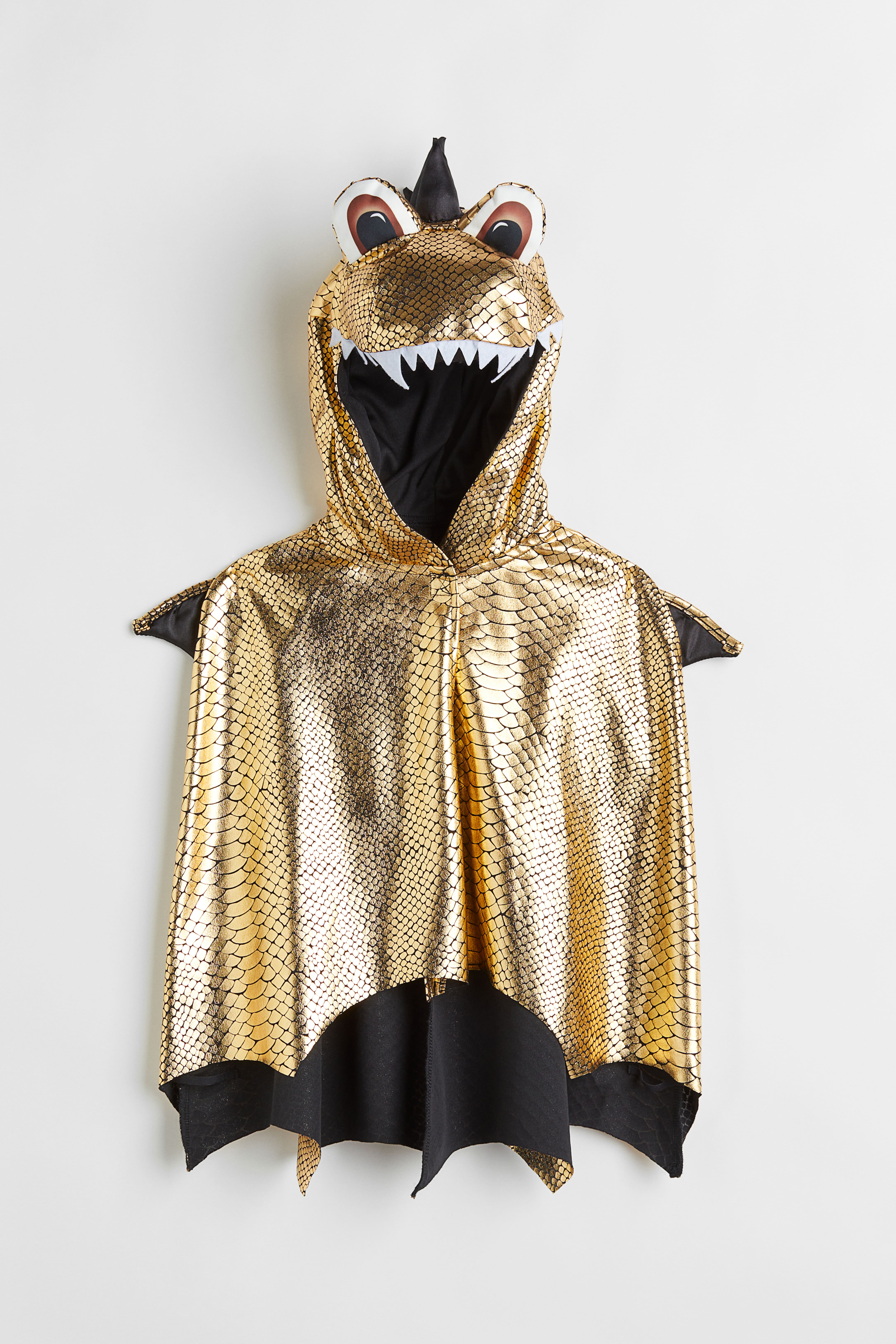 Gold cape fancy dress best sale