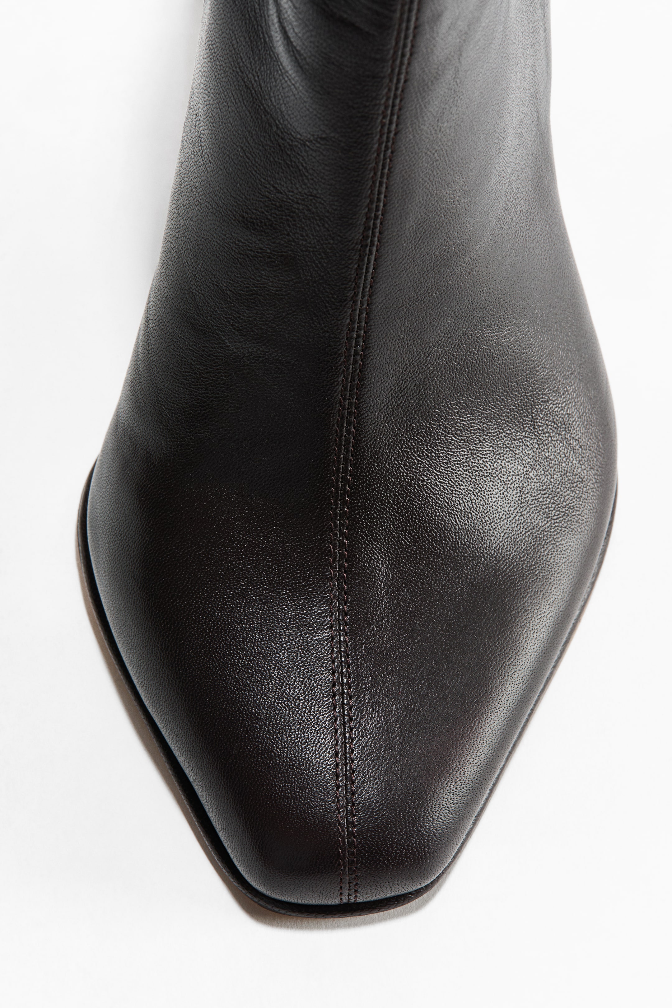 Leather ankle boots