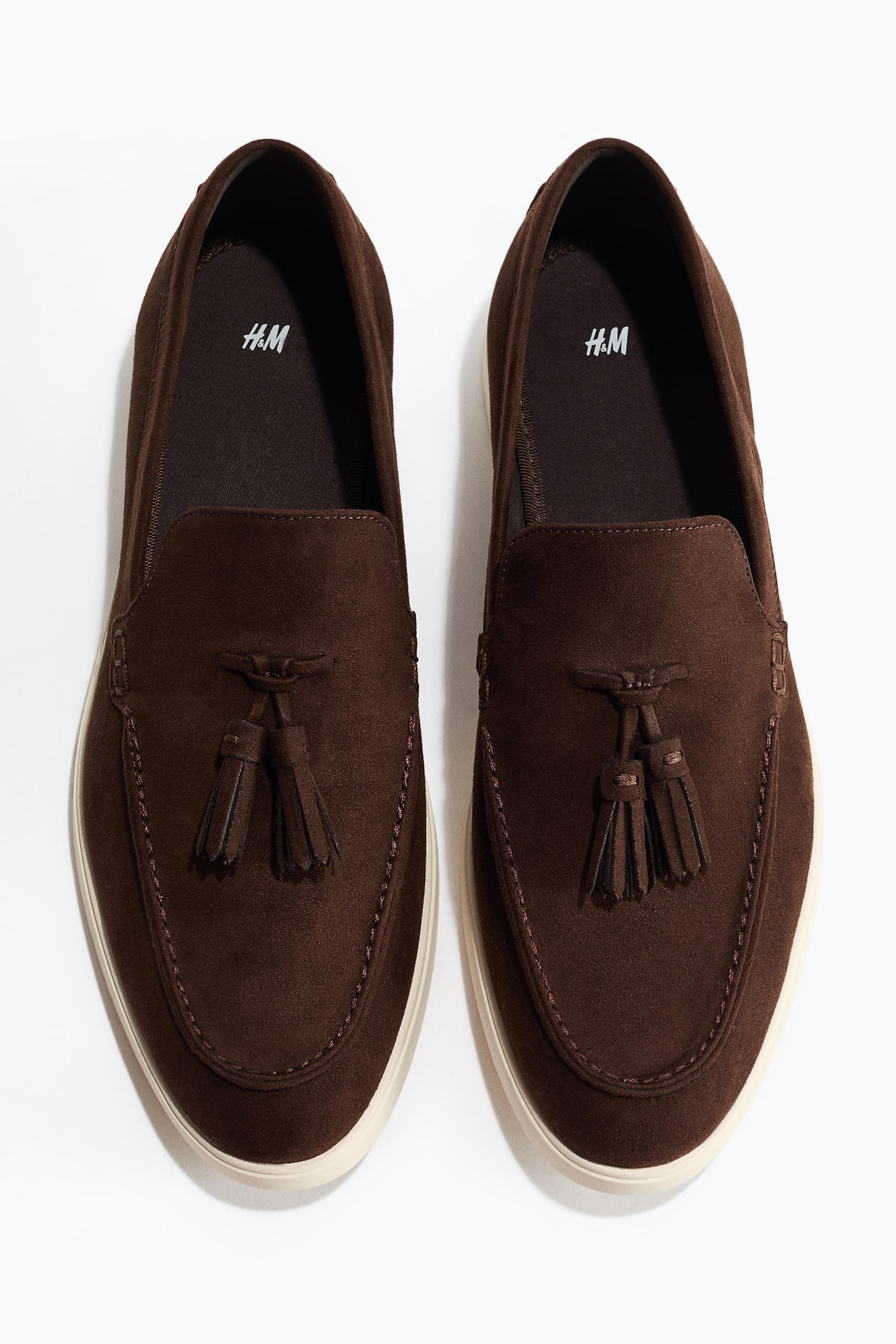 Tasseled loafers - Dark brown/Dark beige - 2