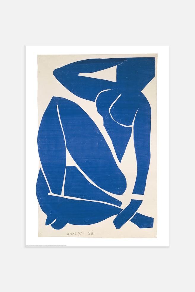 Nu Bleu III Poster - Beige/blå - 1