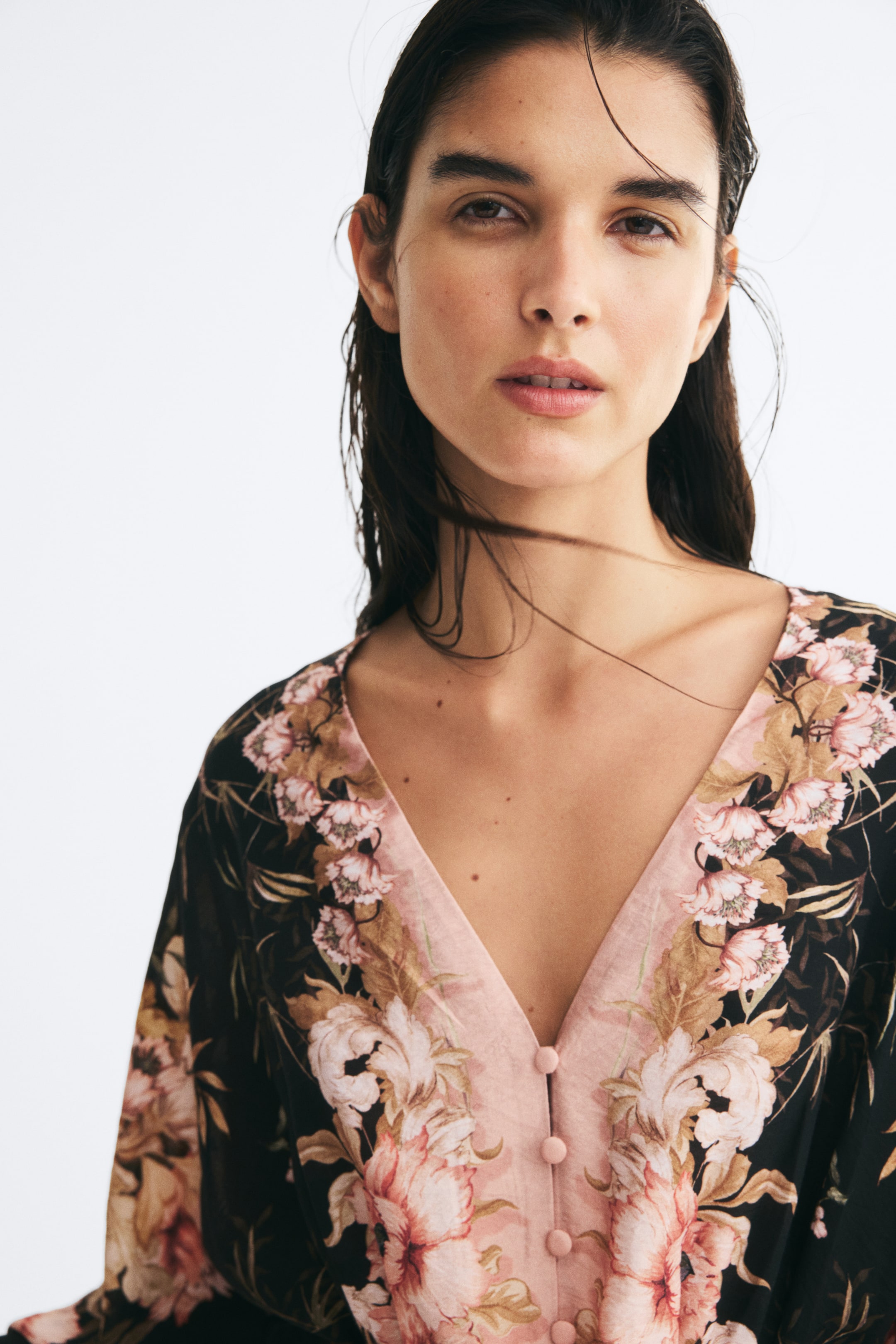 Robe tunique avec ceinture à nouer