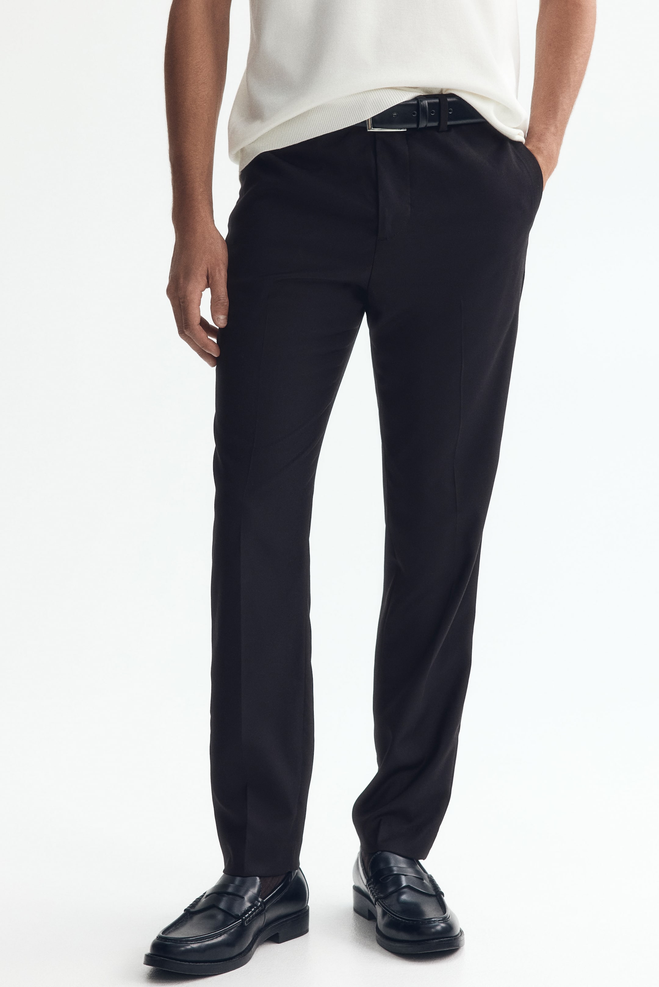 Мужские брюки H&M Skinny Fit Suit trousers — фото 5