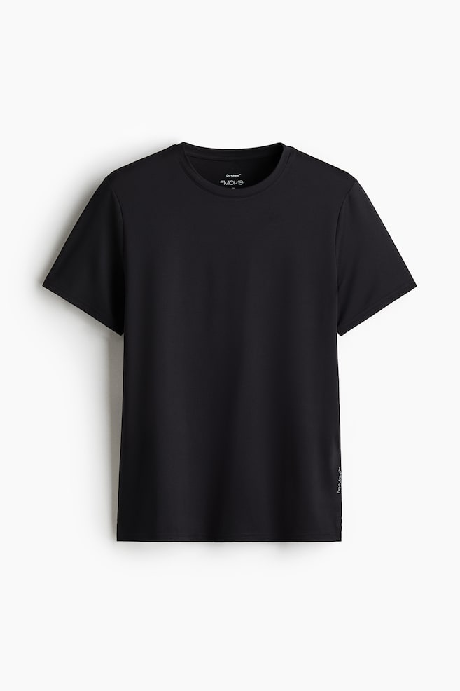 Regular Fit Sports top with DryMove™ - Black - 1