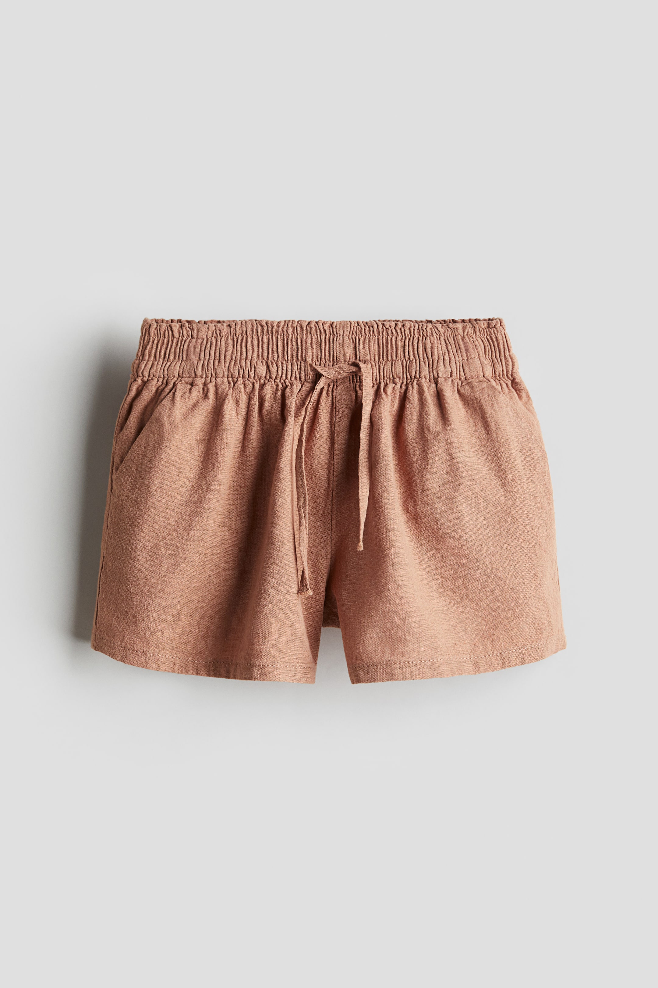 Linen-blend Shorts