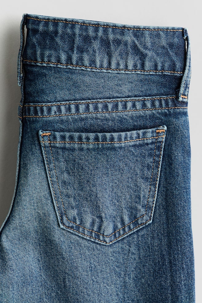 Straight Leg Jeans - Dark denim blue/Light denim gray/Light denim blue/Light denim blue - 3