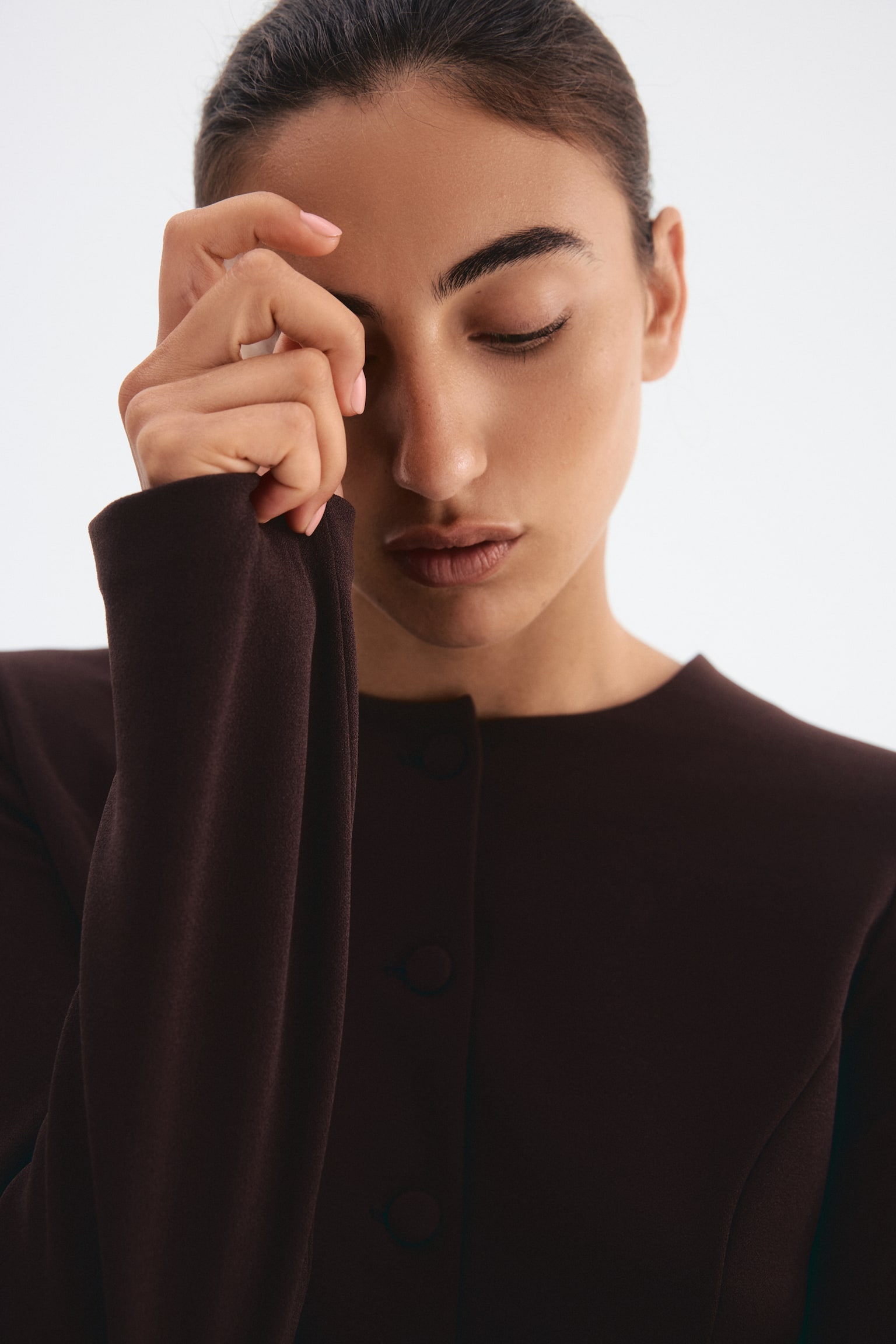 Áo blazer interlock - Màu nâu đậm - 6