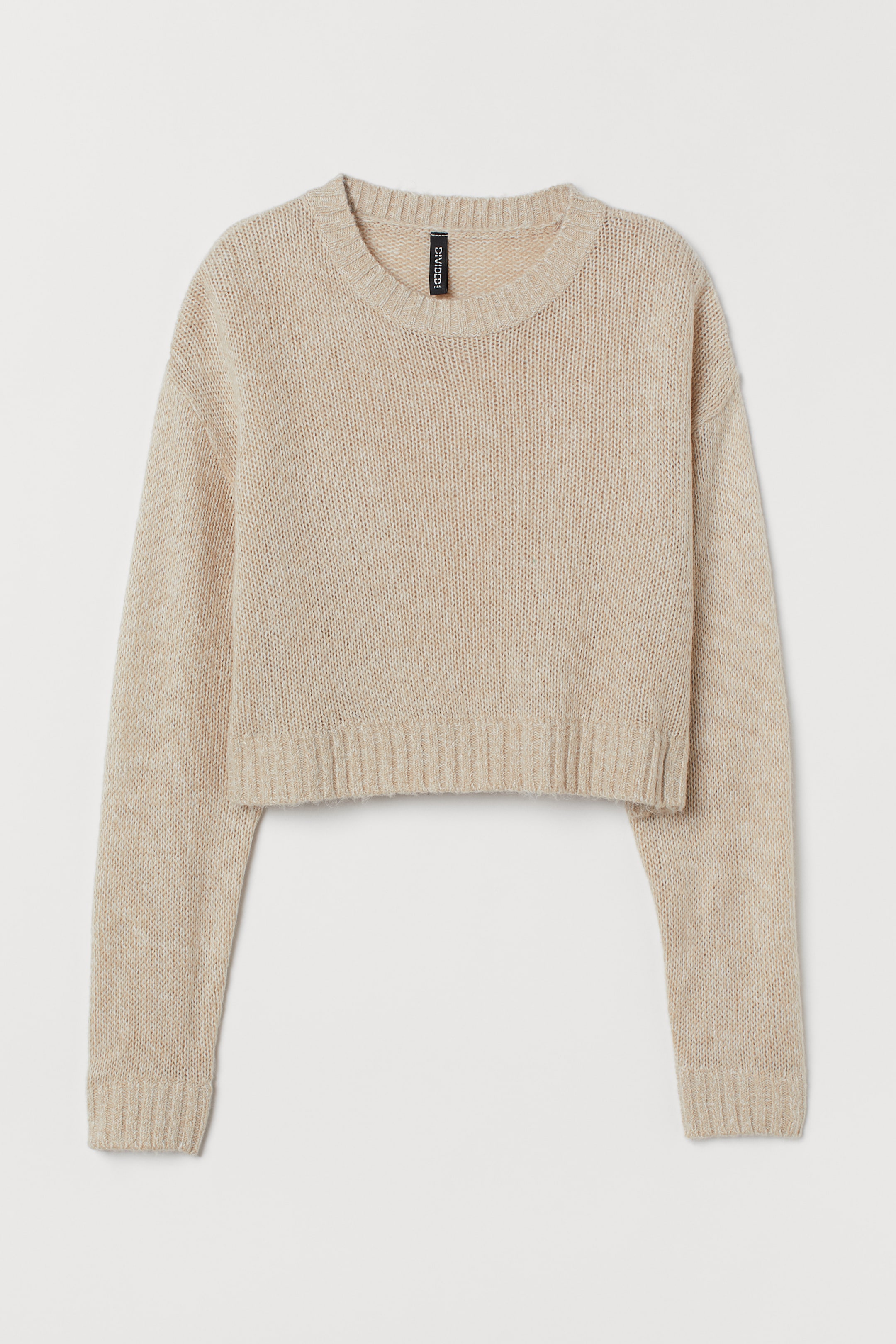 Größeres Bild ansehen: Strickpullover - Beigemeliert - Ladies | H&M DE 1