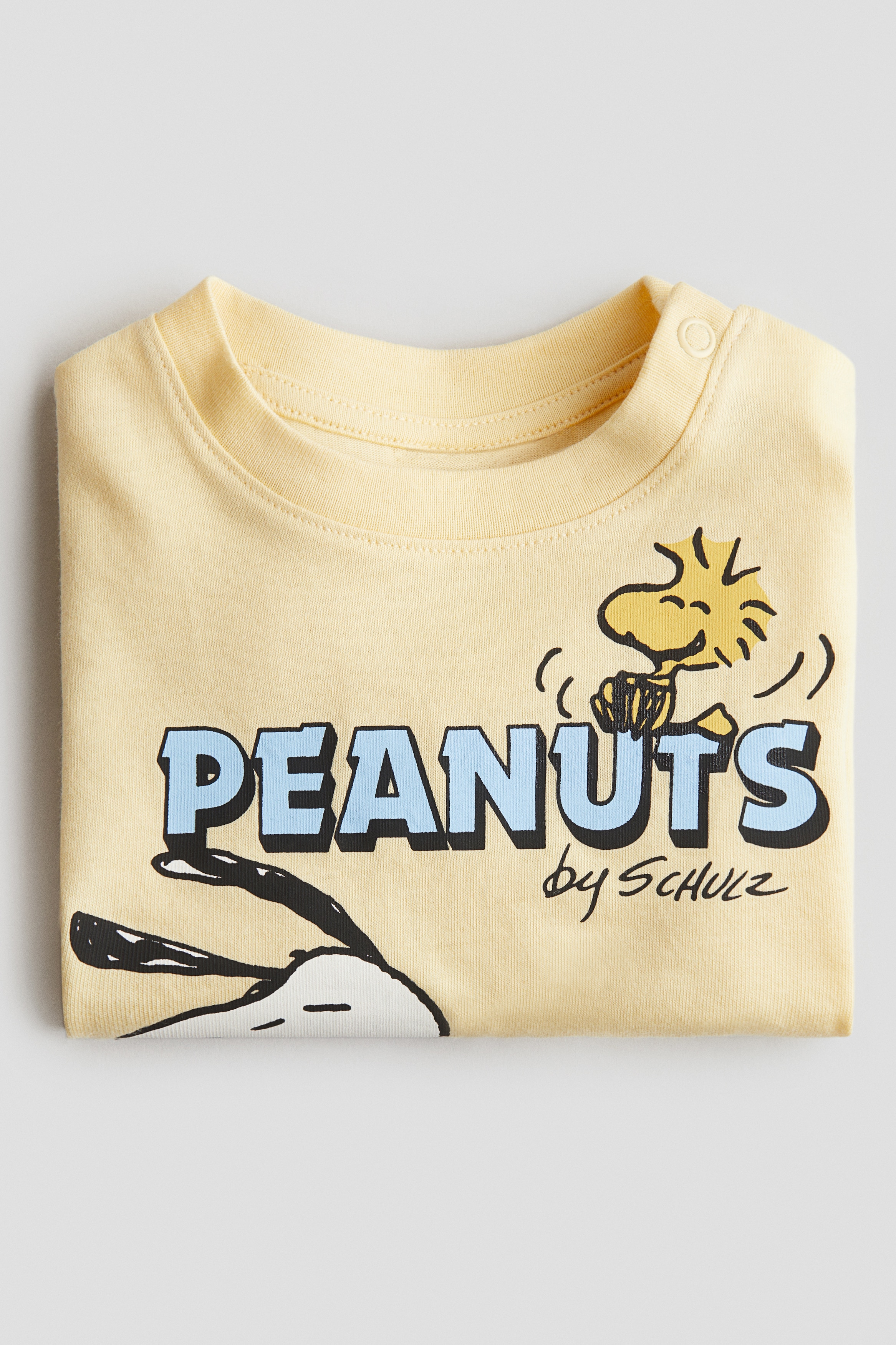 cotton t-shirt with printed motif-image