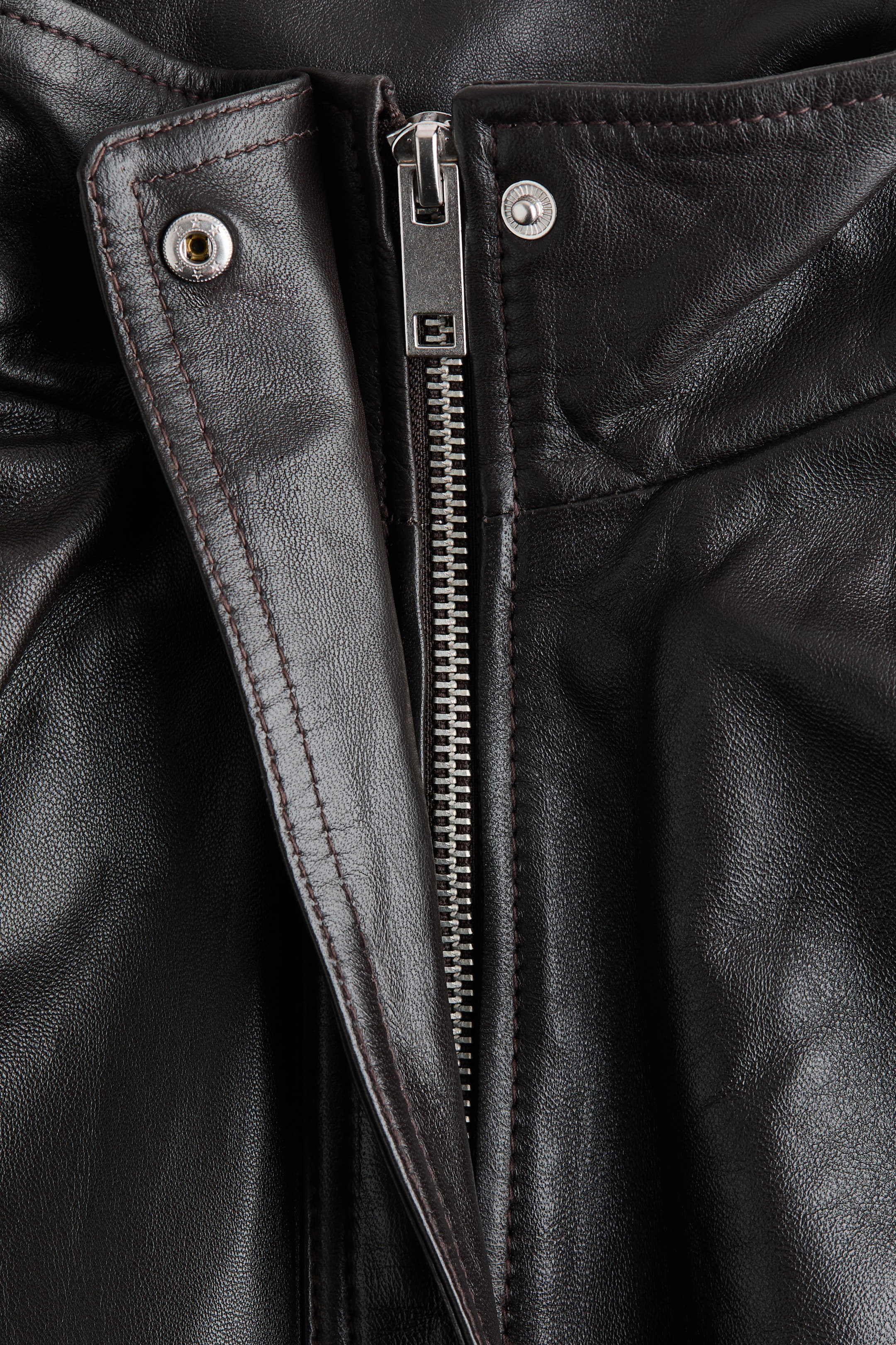 Oversized Leather Jacket