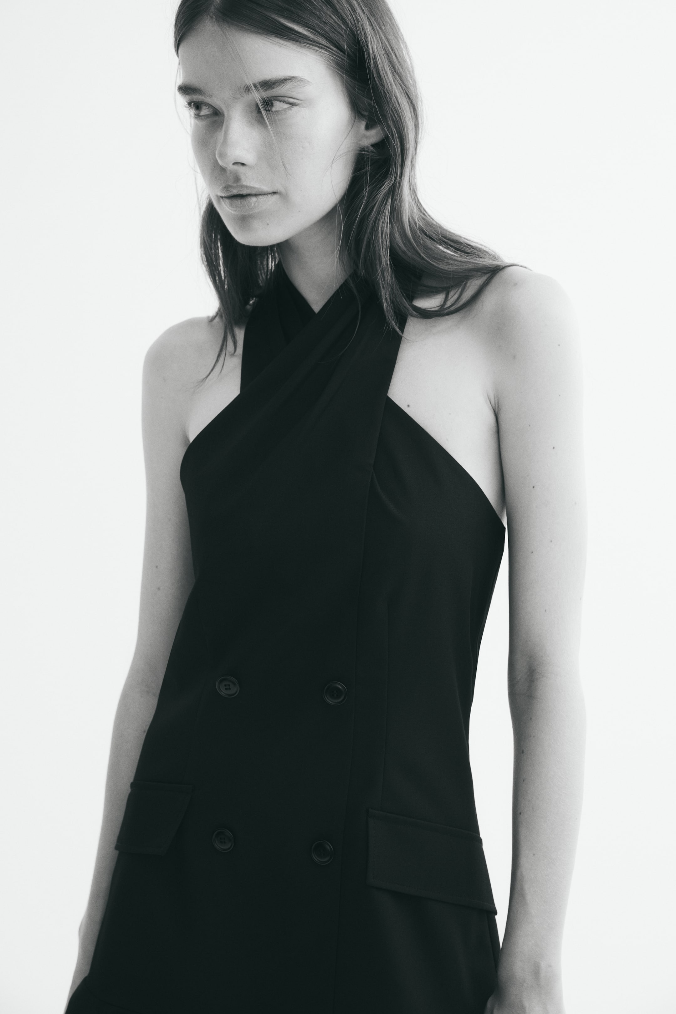 Halterneck Jacket Dress
