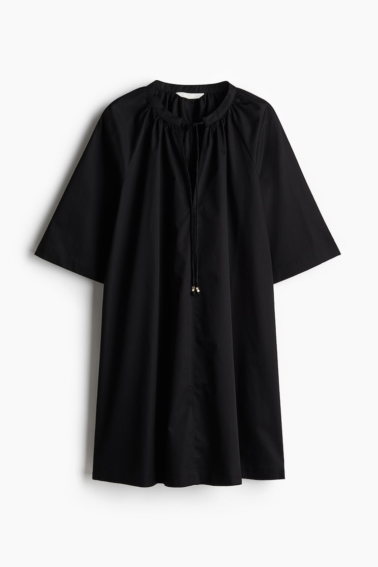Women's White A-Line Cotton Dress | H&M US
