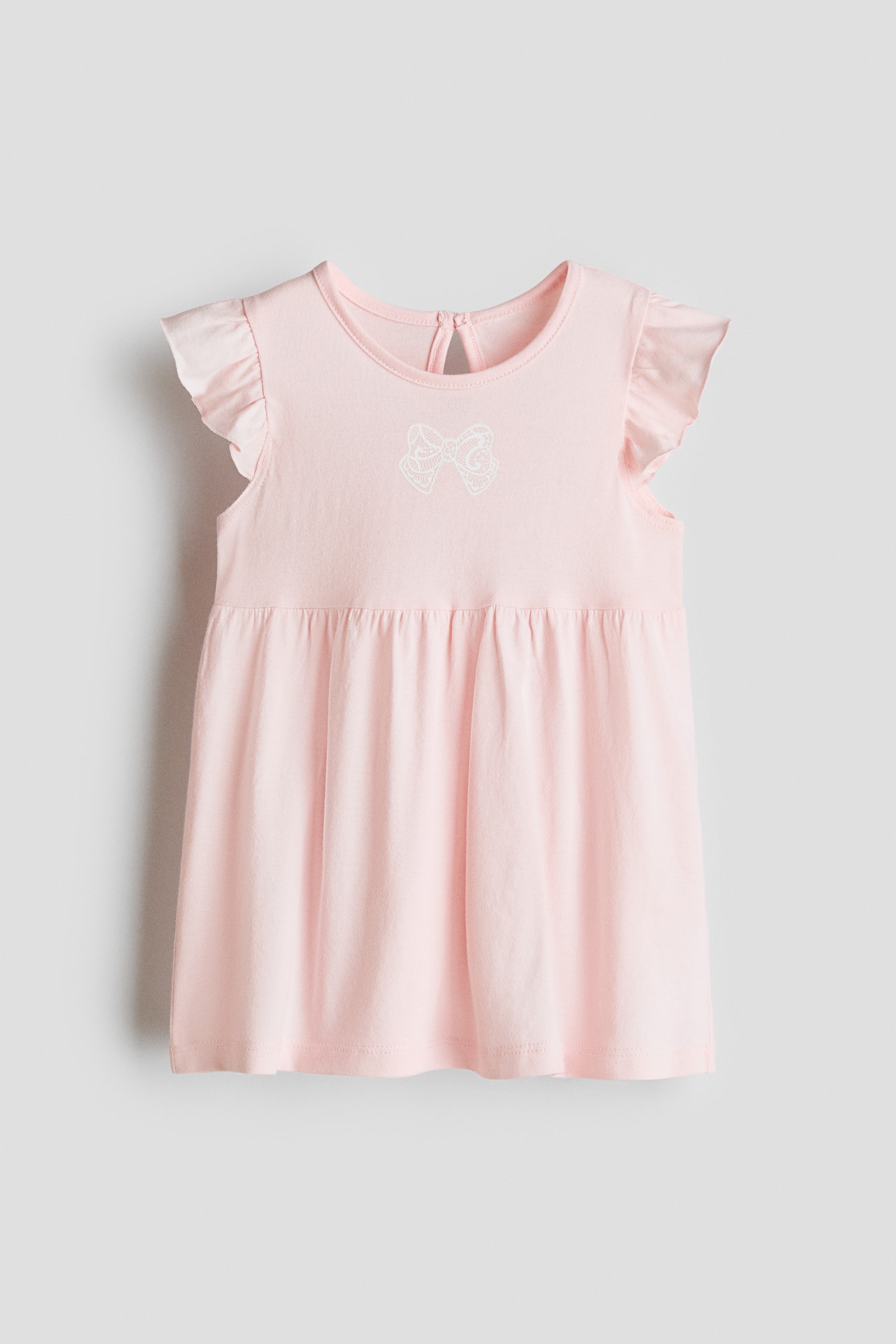 Printed cotton dress - Light pink/Bow/Light pink/Horses/Red/Bows