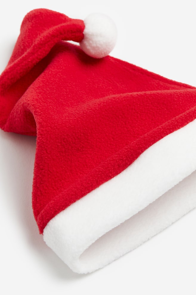 Berretto da Babbo Natale - Rosso/bianco - 2