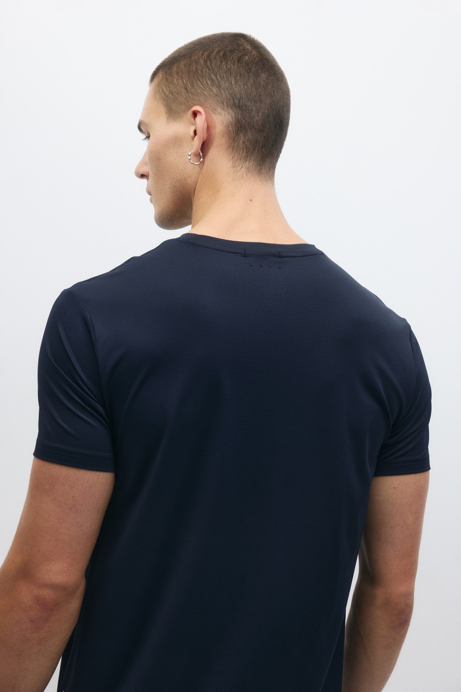 Muscle Fit Sports top with DryMove™-Navy blue - 7