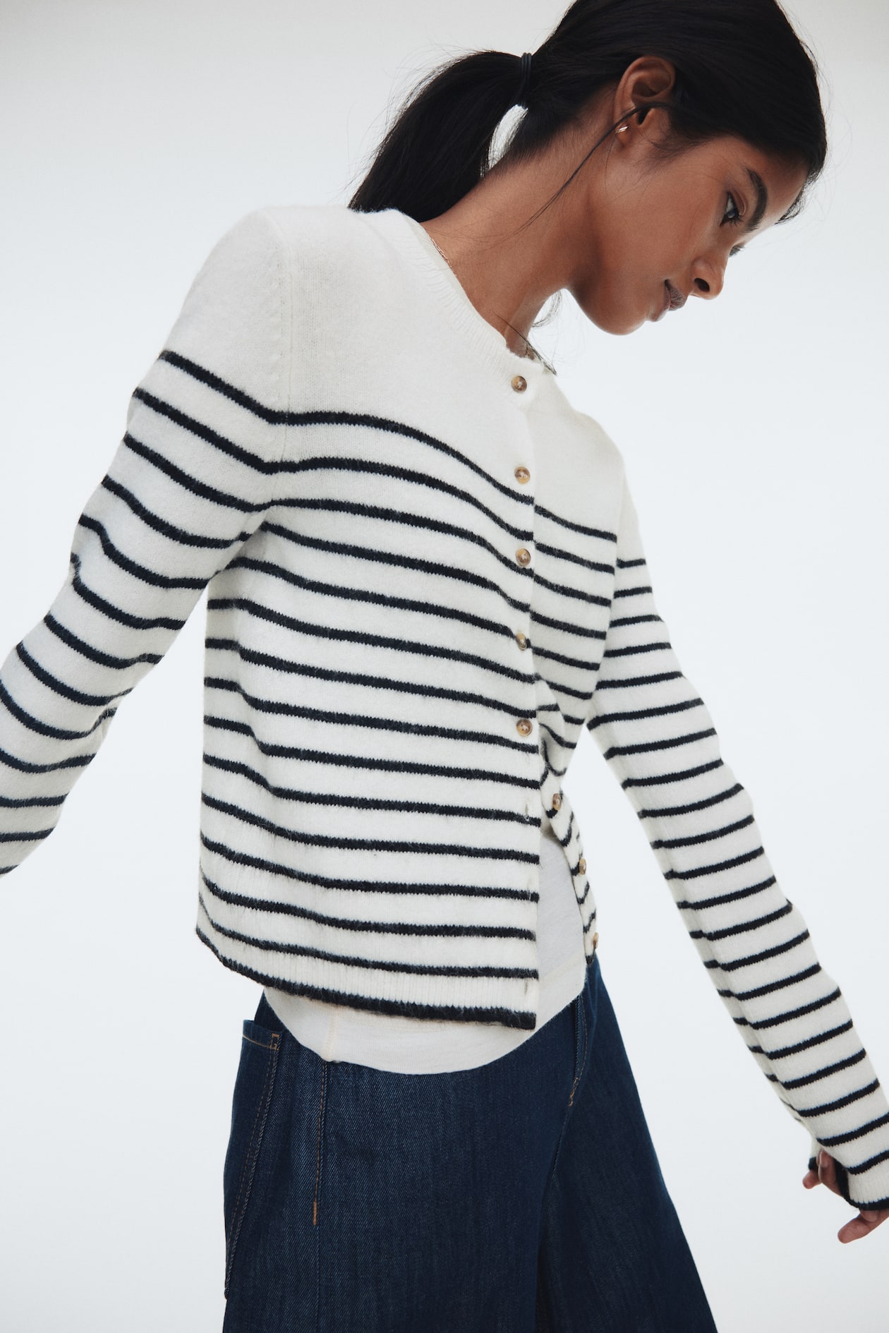 Fine-Knit Cardigan - image 2