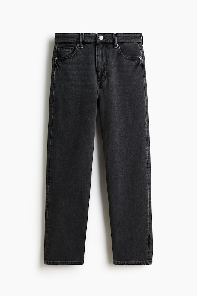 Mom Slim Fit High Waist Ankle Jeans - Gris denim foncé/Bleu denim clair/Bleu denim/Bleu denim/Bleu denim foncé/Blanc/Bleu denim foncé/Beige clair/Bleu denim/Bleu denim/Noir/Bleu denim foncé - 1