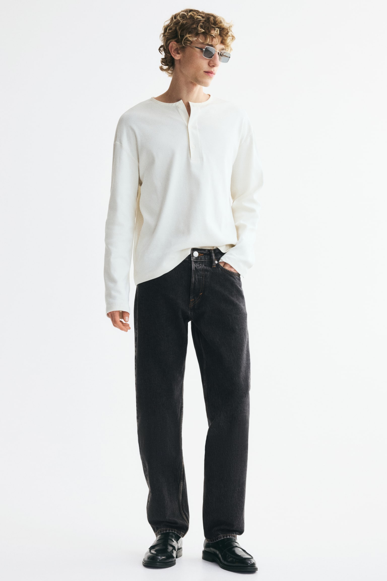Original Straight Jeans - Denim black/Light denim blue/Medium blue - 1