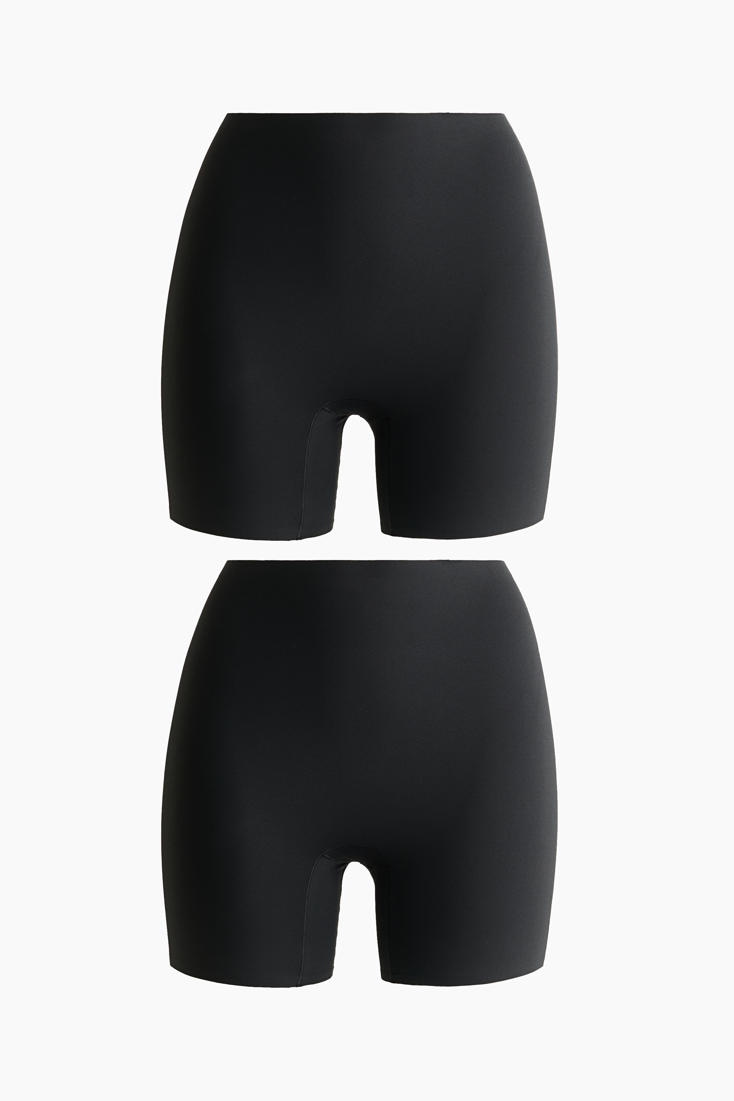 2-Pack Bike Shorts - Black/Light beige