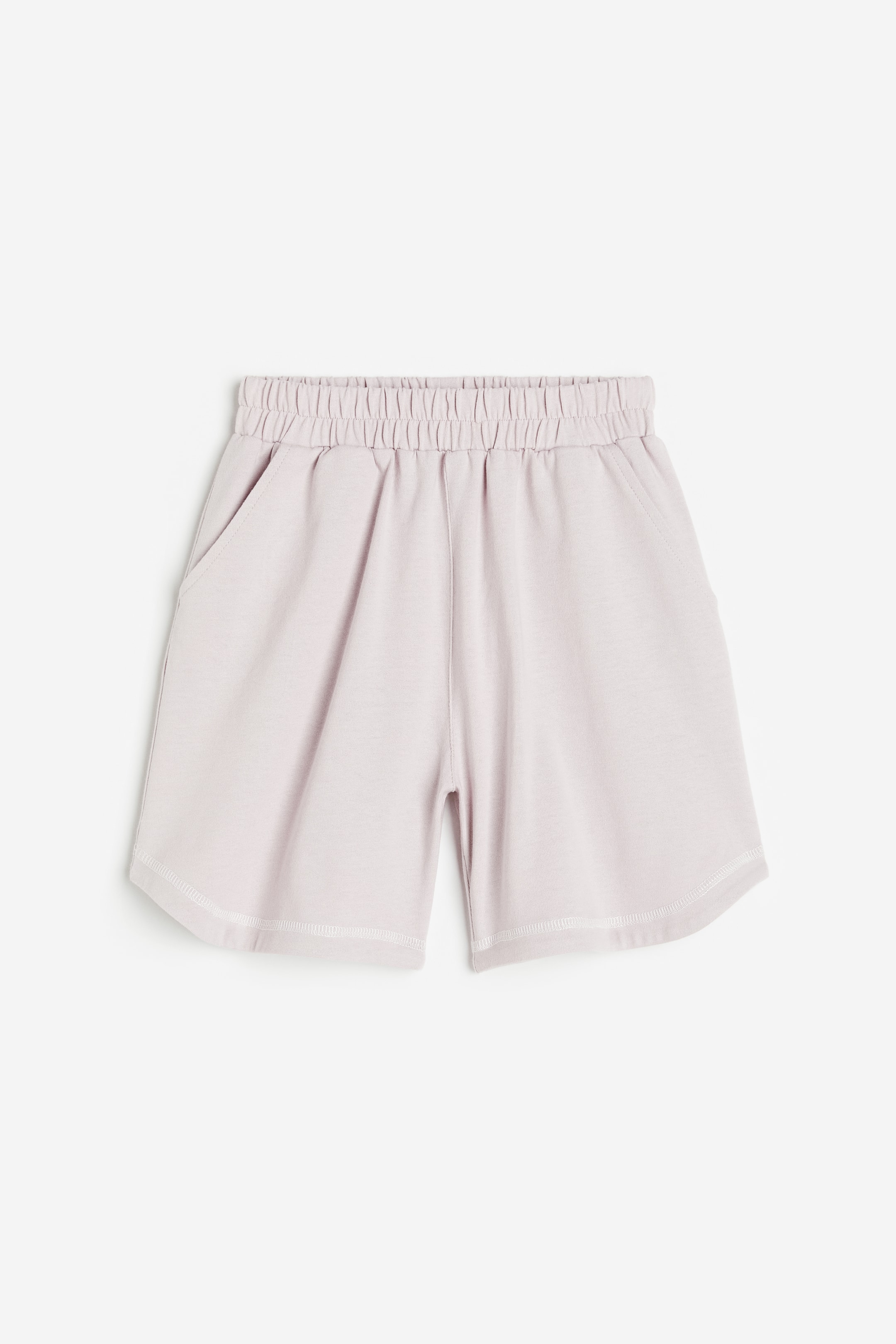 이미지 확대 보기: 코튼 저지 쇼츠 - 라이트 더스티 핑크 - Kids | H&M KR 1