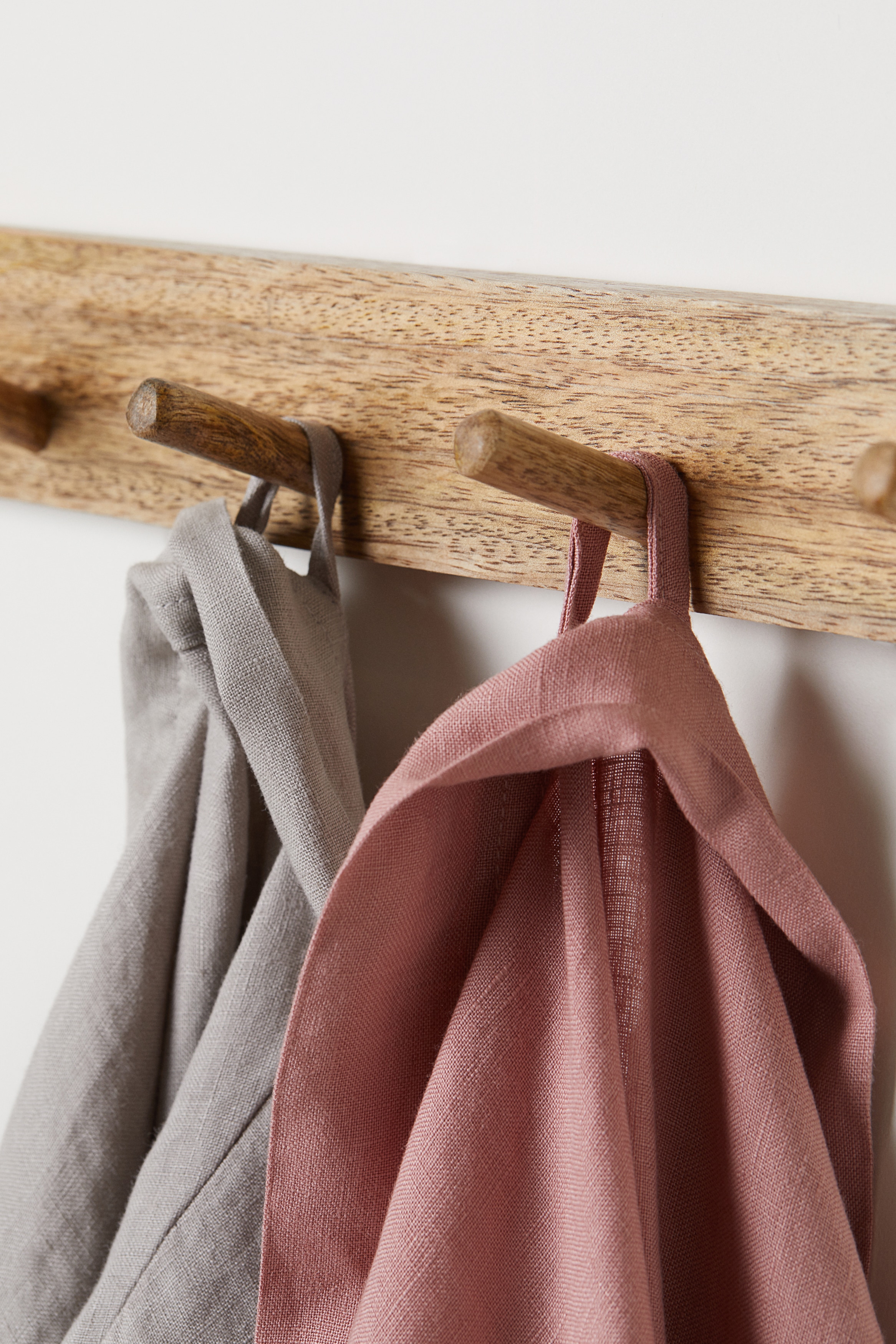 Beige/mango wood Wooden Hanger at H&M Home | H&M CA