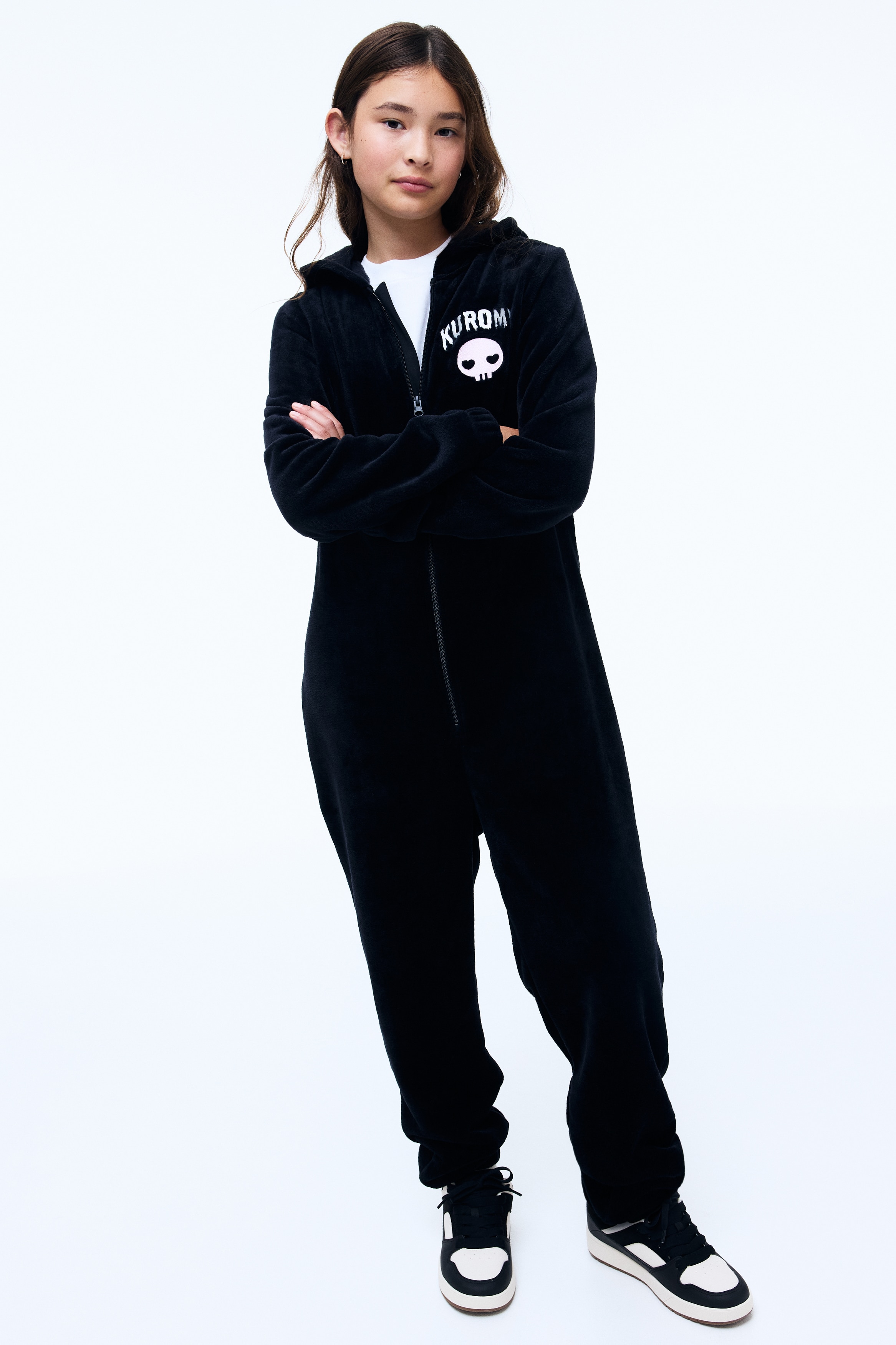 Pile Jumpsuit - Black/Kuromi - Kids | H&M US