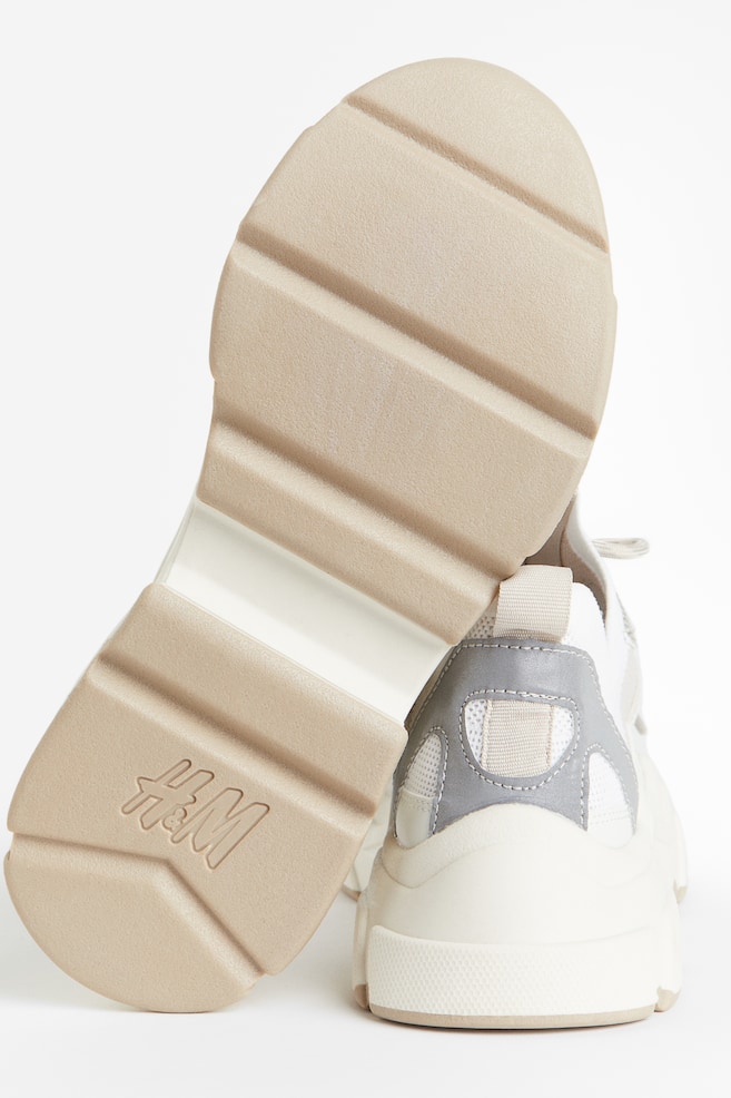 Chunky sneakers - Lys beige/Hvid - 2