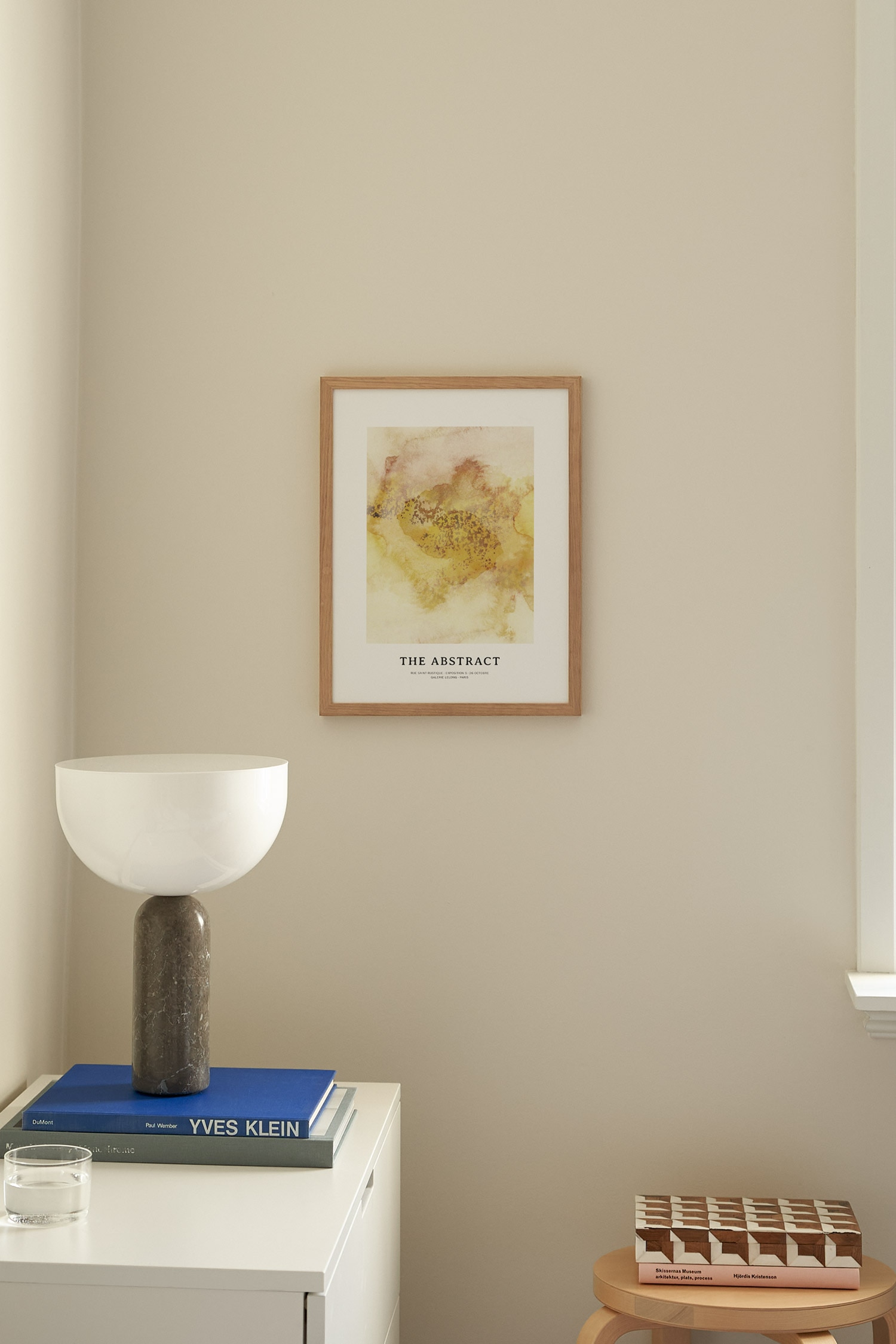 Abstract Poster - Amber Mist/Study In Ink