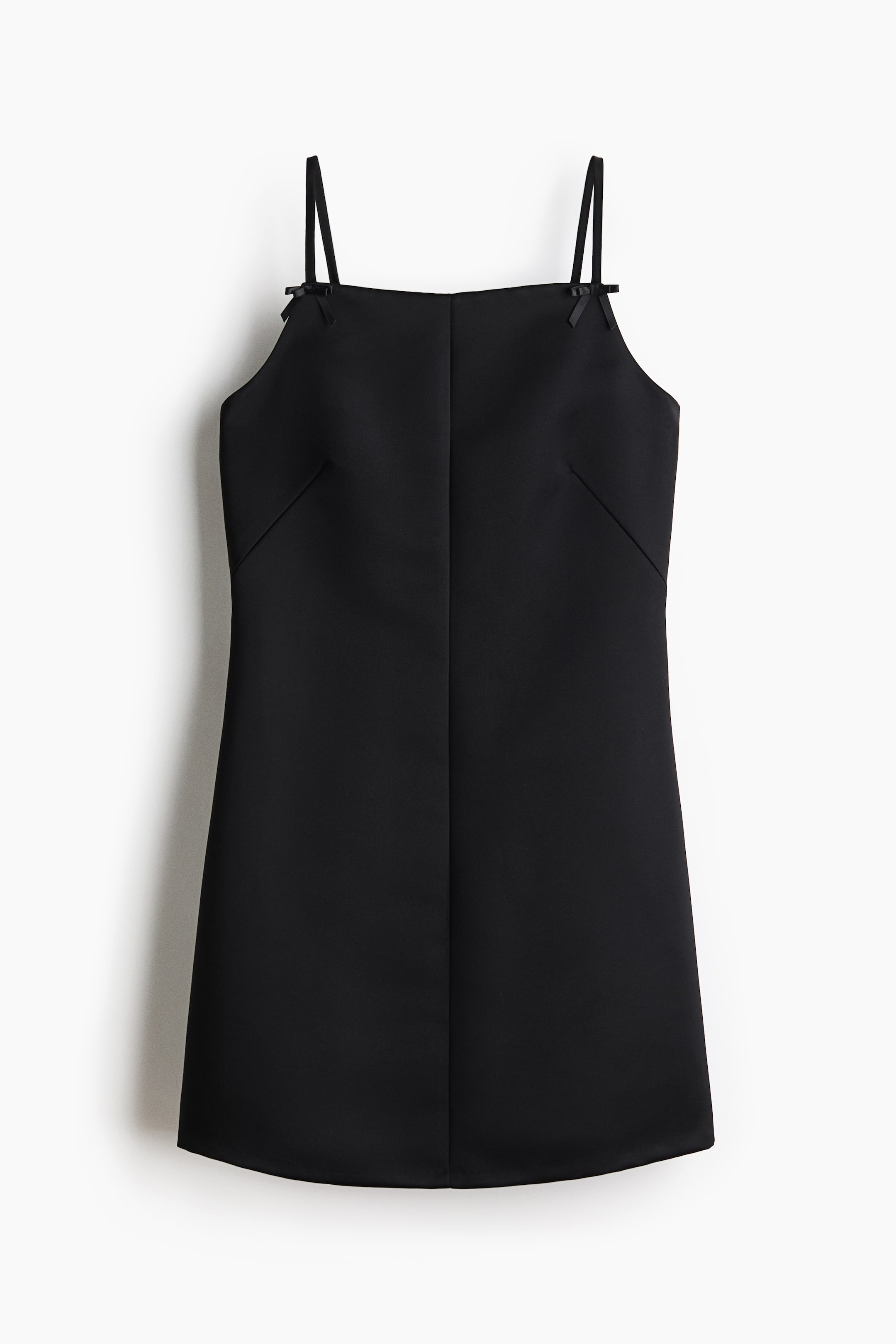 View larger image: Satin strappy dress - Black - Ladies | H&M 5