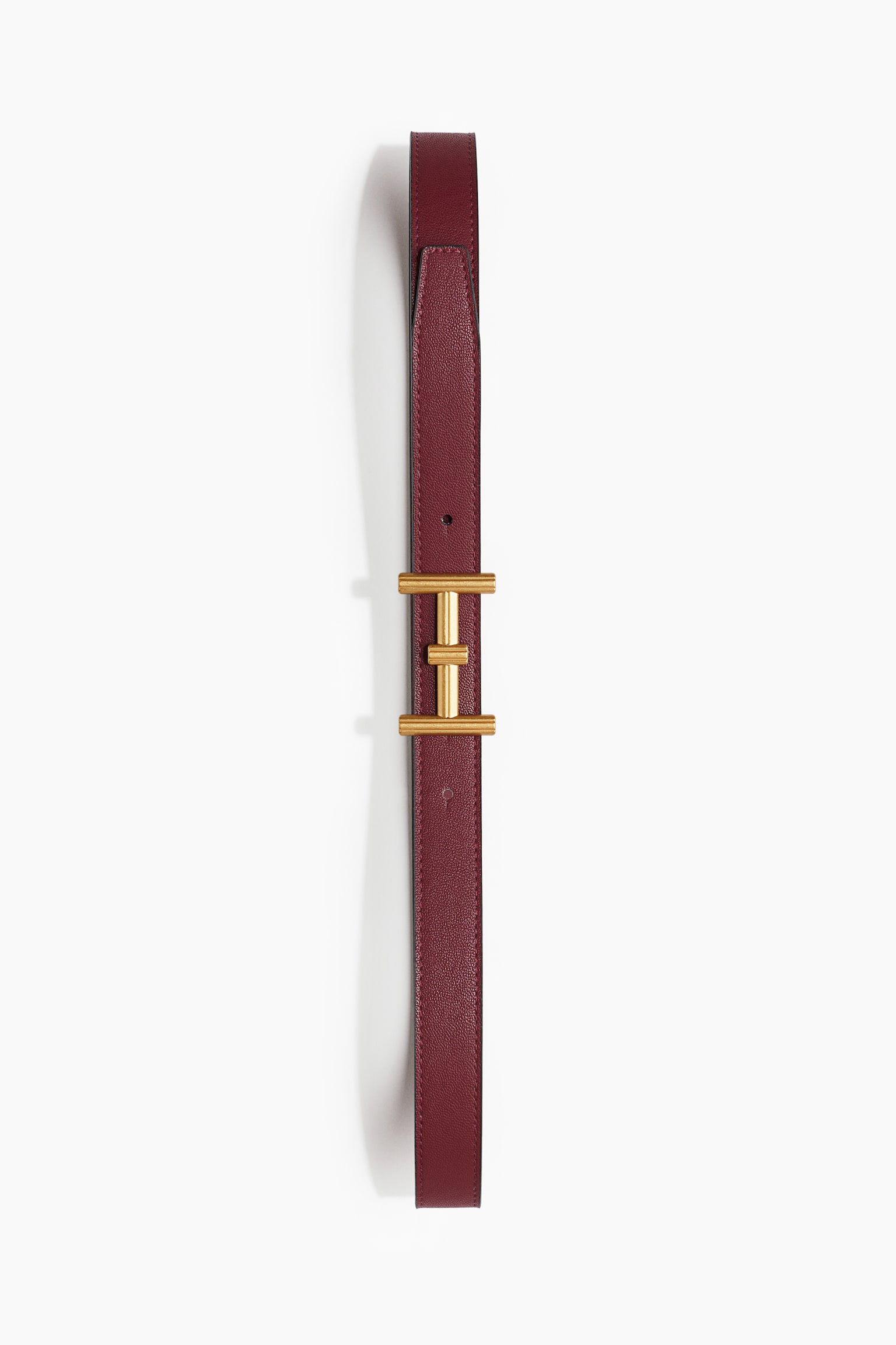 Narrow belt - Dark red/Black - 1