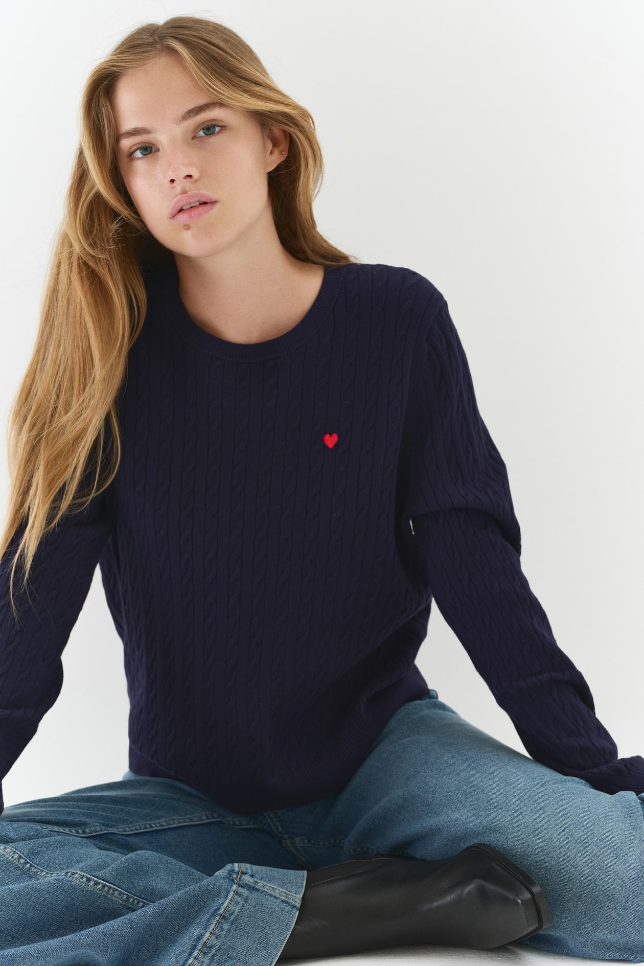 Cable-Knit Sweater