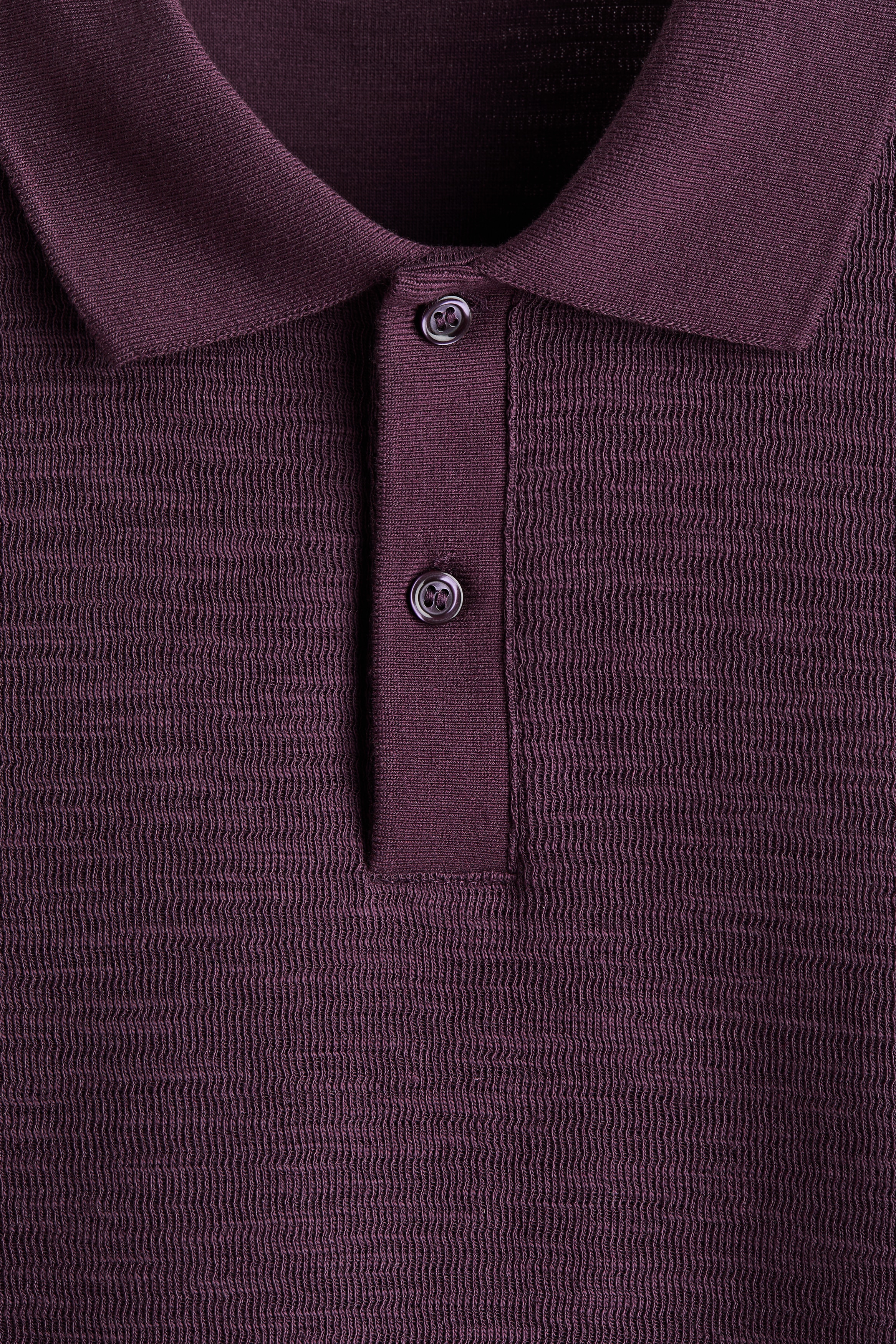 Slim Fit Jacquard-knit polo shirt