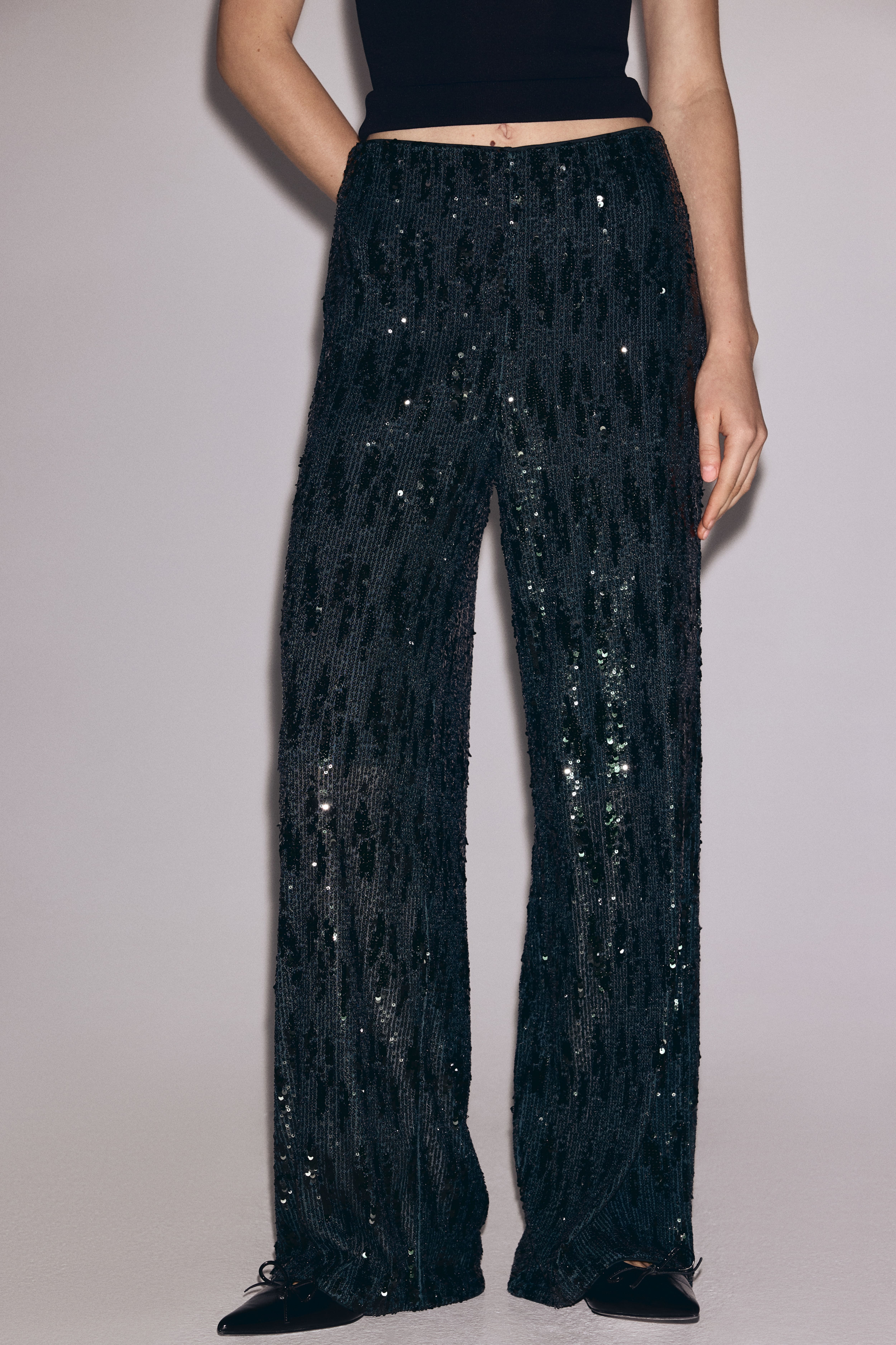 Pantalon à sequins