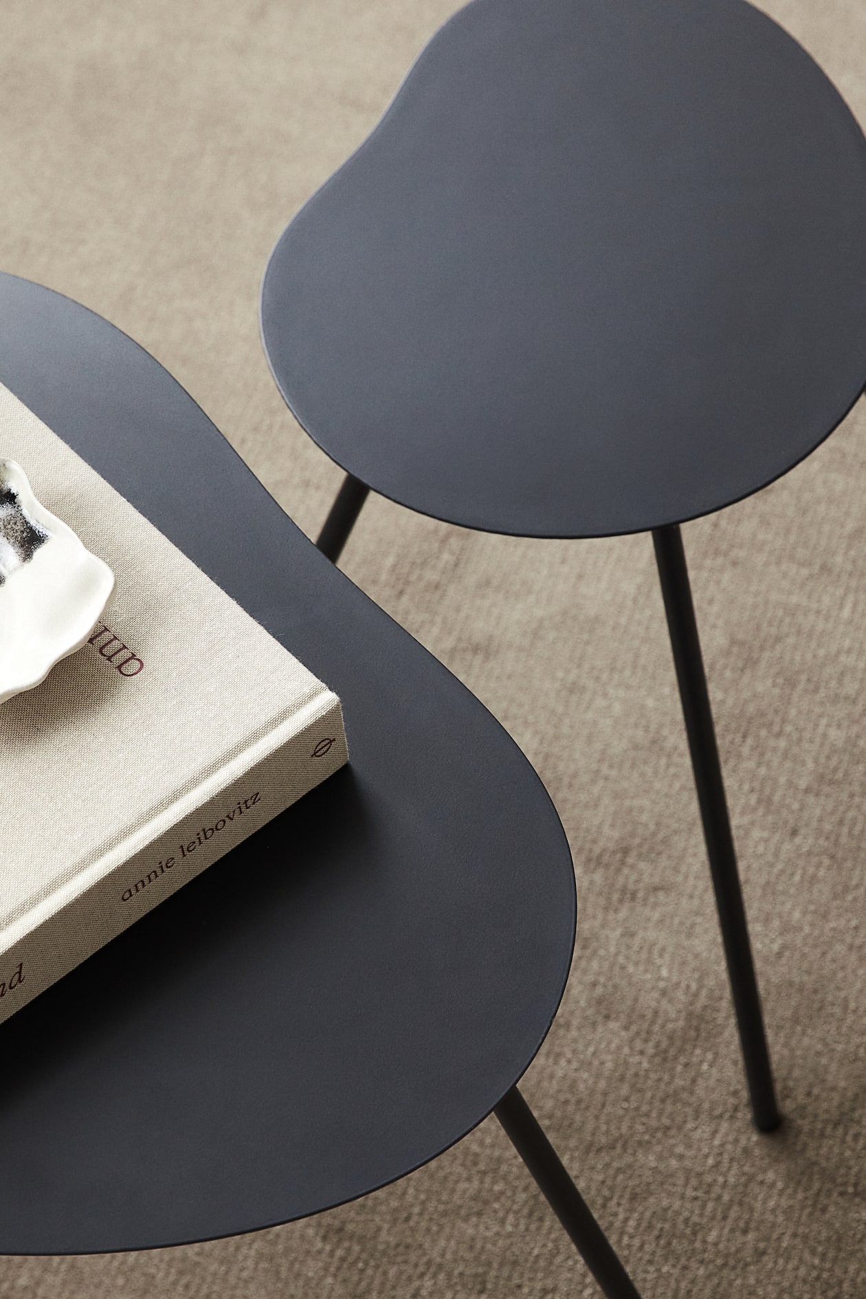 Black Metal Side Table Set at H&M Home | H&M US