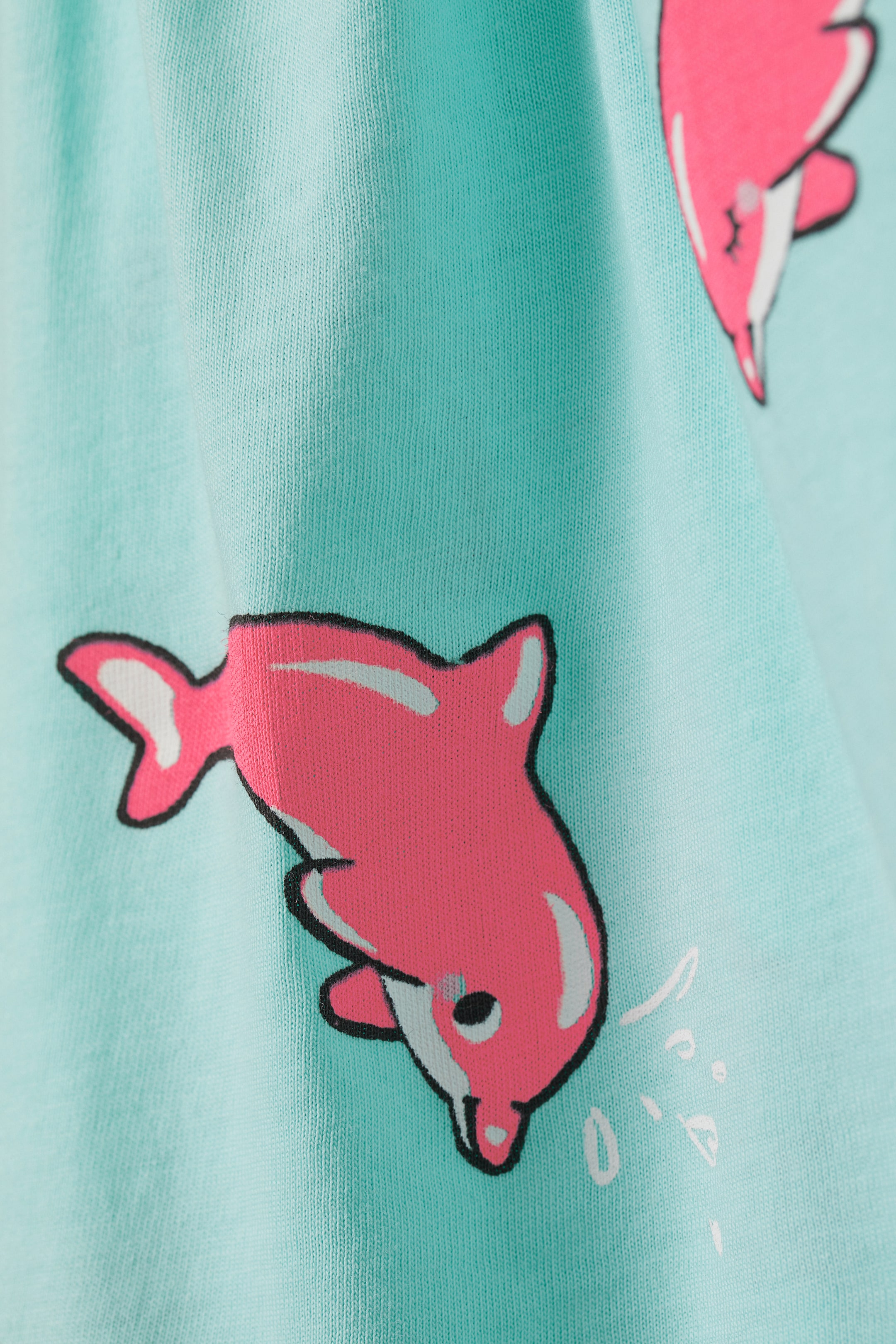 Größeres Bild ansehen: Ärmelloses Jerseykleid - Türkis/Delfine - Kids | H&M DE 2