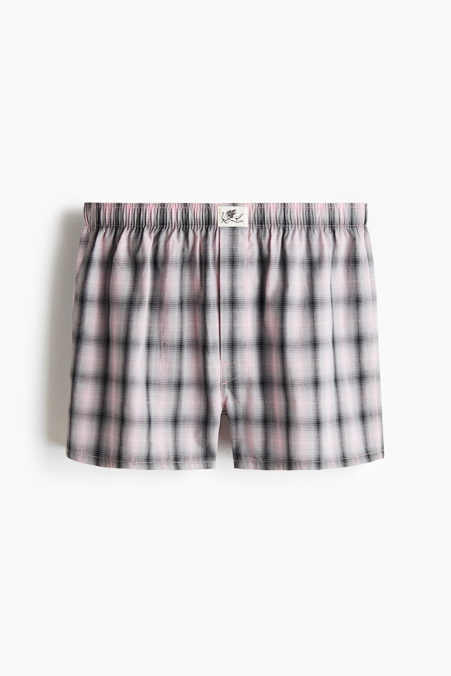 2-pack woven boxer shorts - Light pink/Checked/Green/Striped/Light blue/Striped/Khaki green/Checked/Pink/Striped/Black/White checked/Red/Checked/Dark green/Checked/Brown/Checked/Blue/Striped - 6