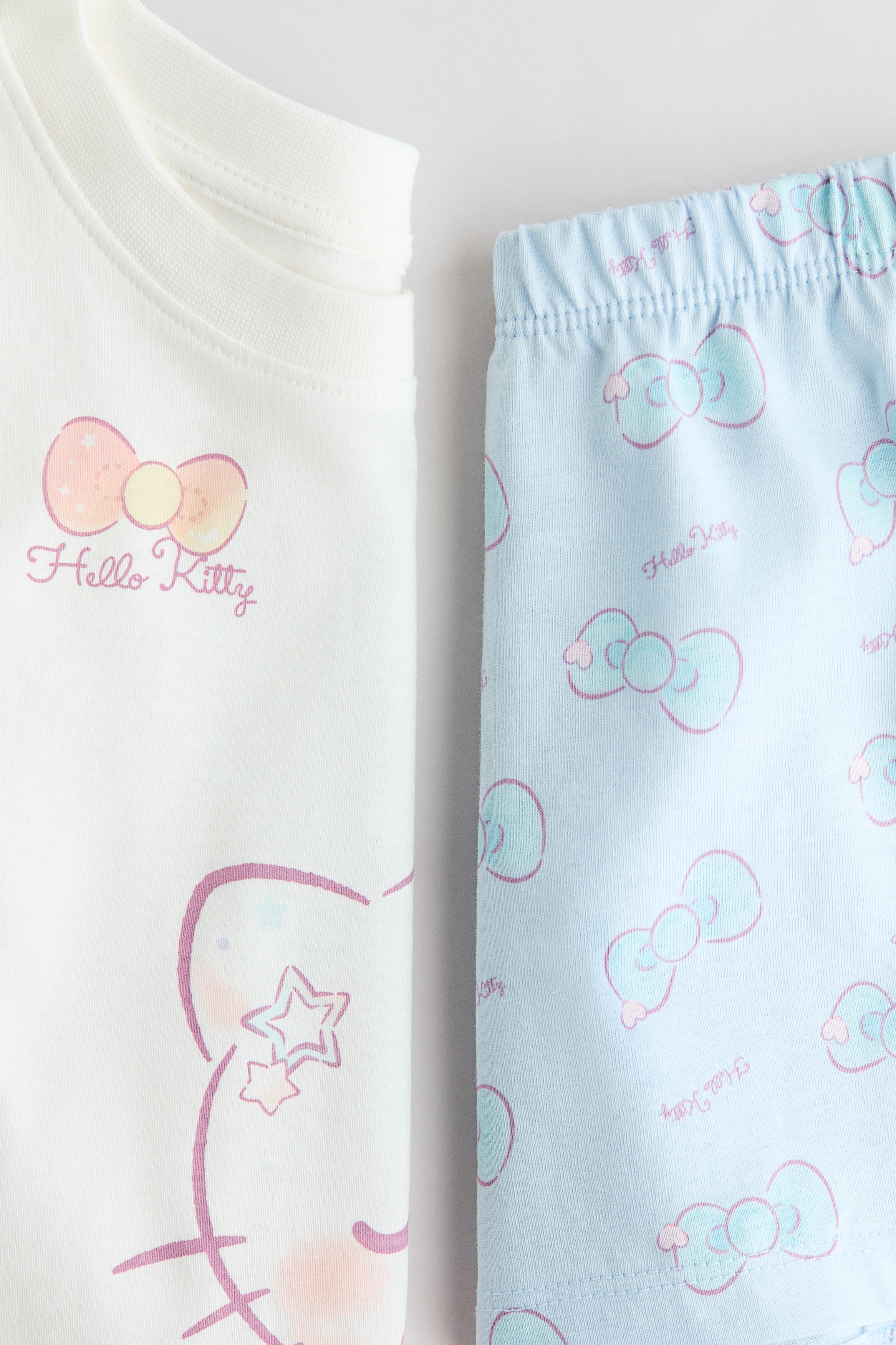 プリントパジャマ - ホワイト／ハローキティ - Kids | H&M JP