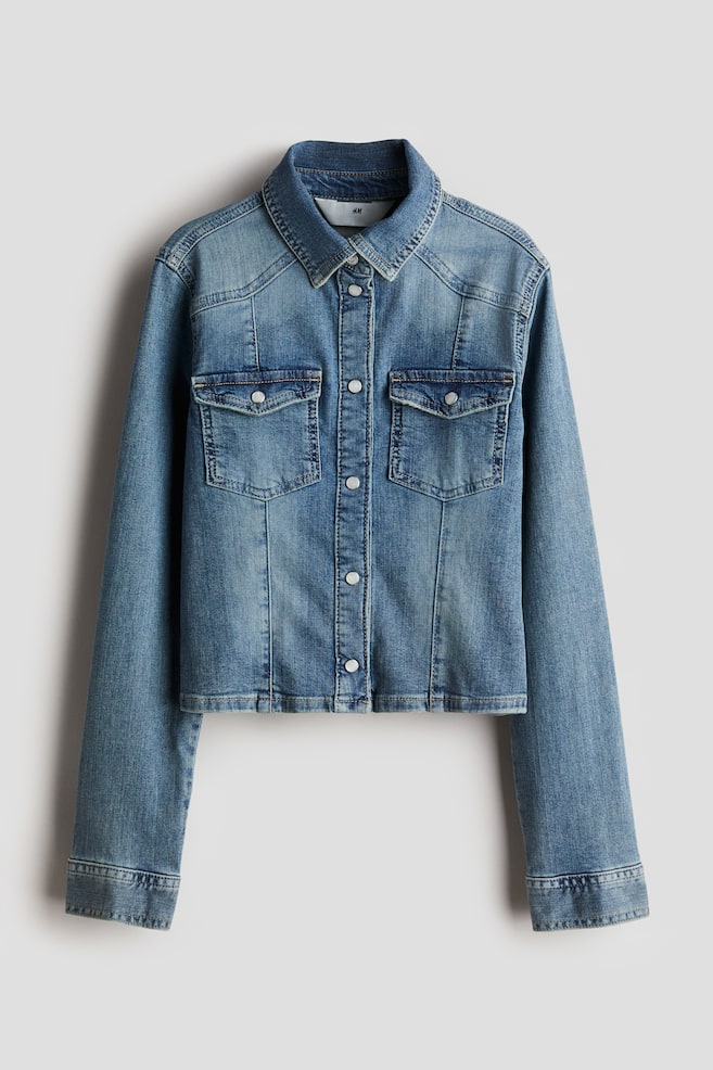 Jeansbluse - Denimblau - 1
