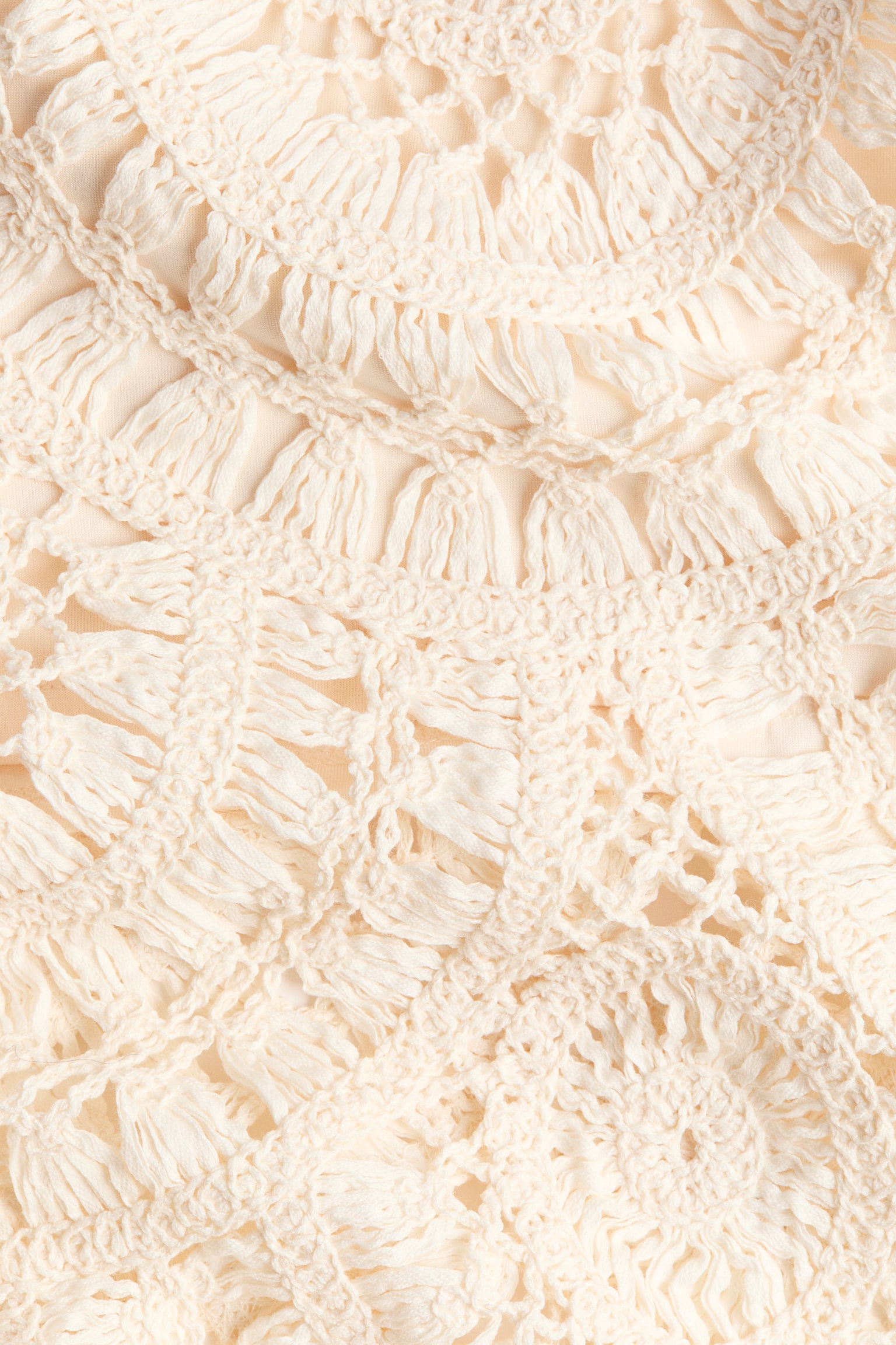 Crochet-look bermuda shorts - 6