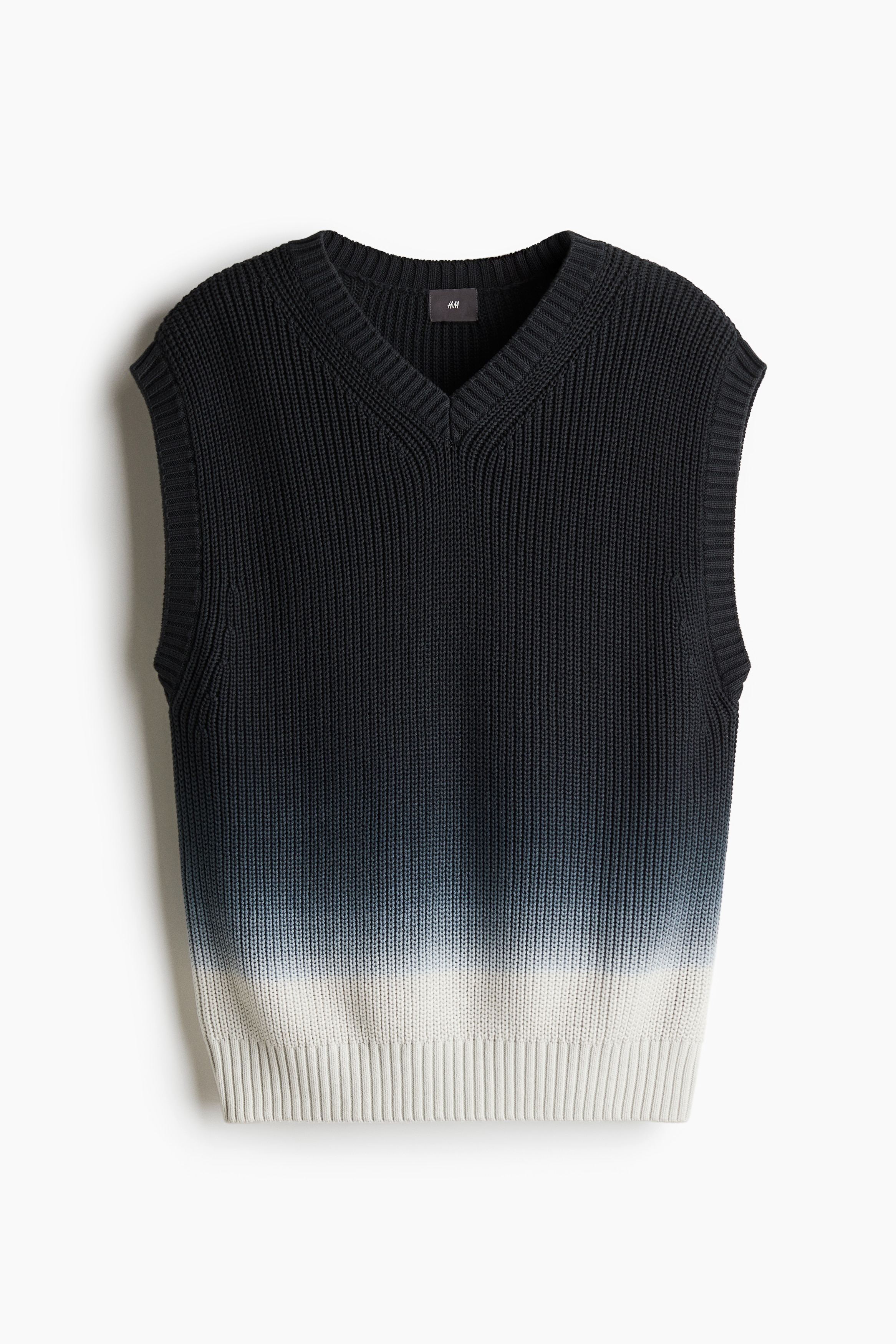 ルーズフィット コットンプルオーバーベスト - Dark blue - Men | H&M JP