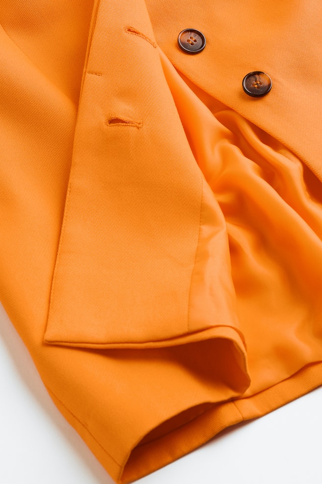Cut-out blazer dress - Orange - 4